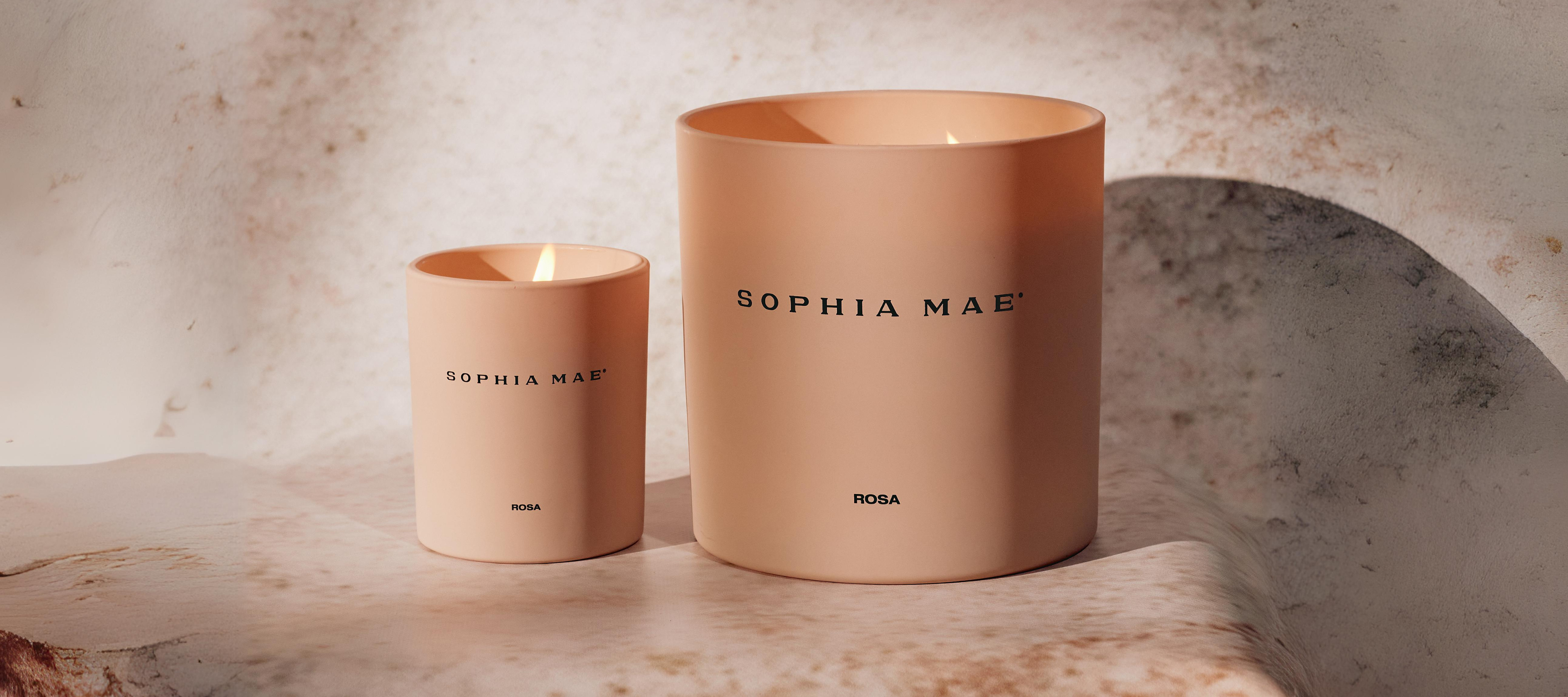 Rosa scented candles SOPHIA MAE
