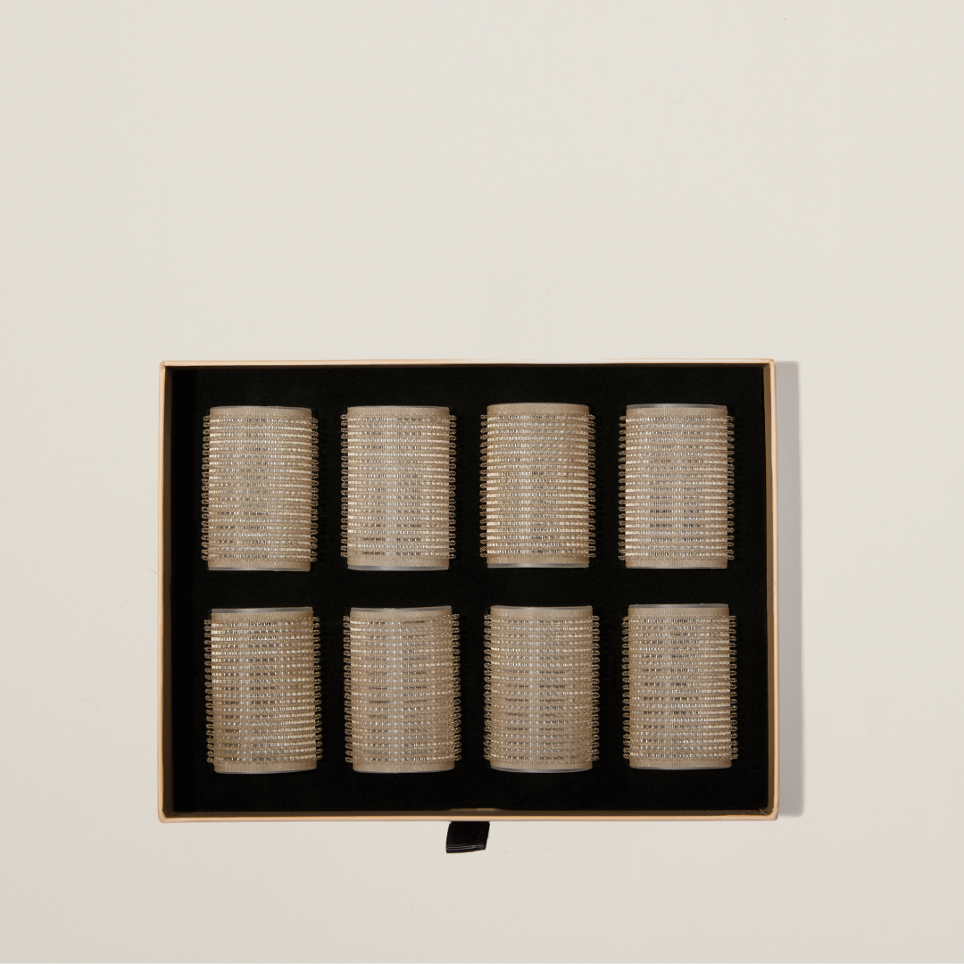 SOPHIA MAE Roller Rendez-Vous set midi – 8 velcro hair rollers for effortless volume and long-lasting, bouncy curls without heat damage.