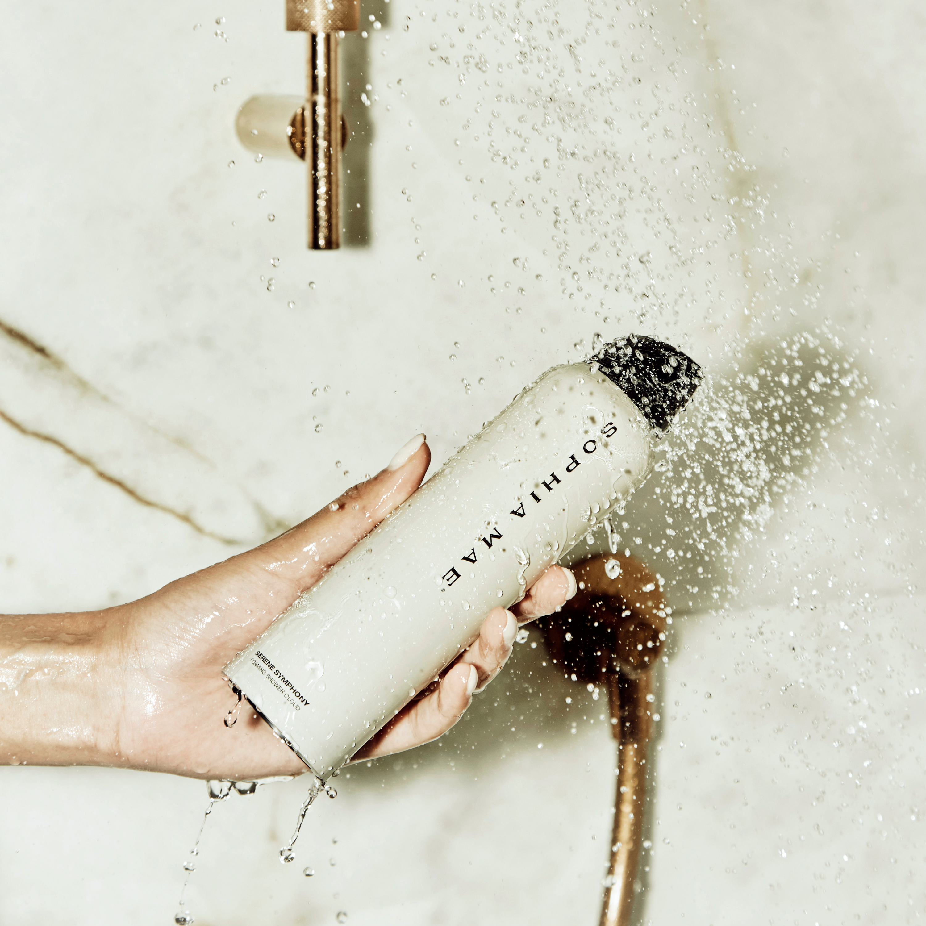 SERENE SYMPHONY FOAMING SHOWER CLOUD | SOPHIA MAE by Monica Geuze