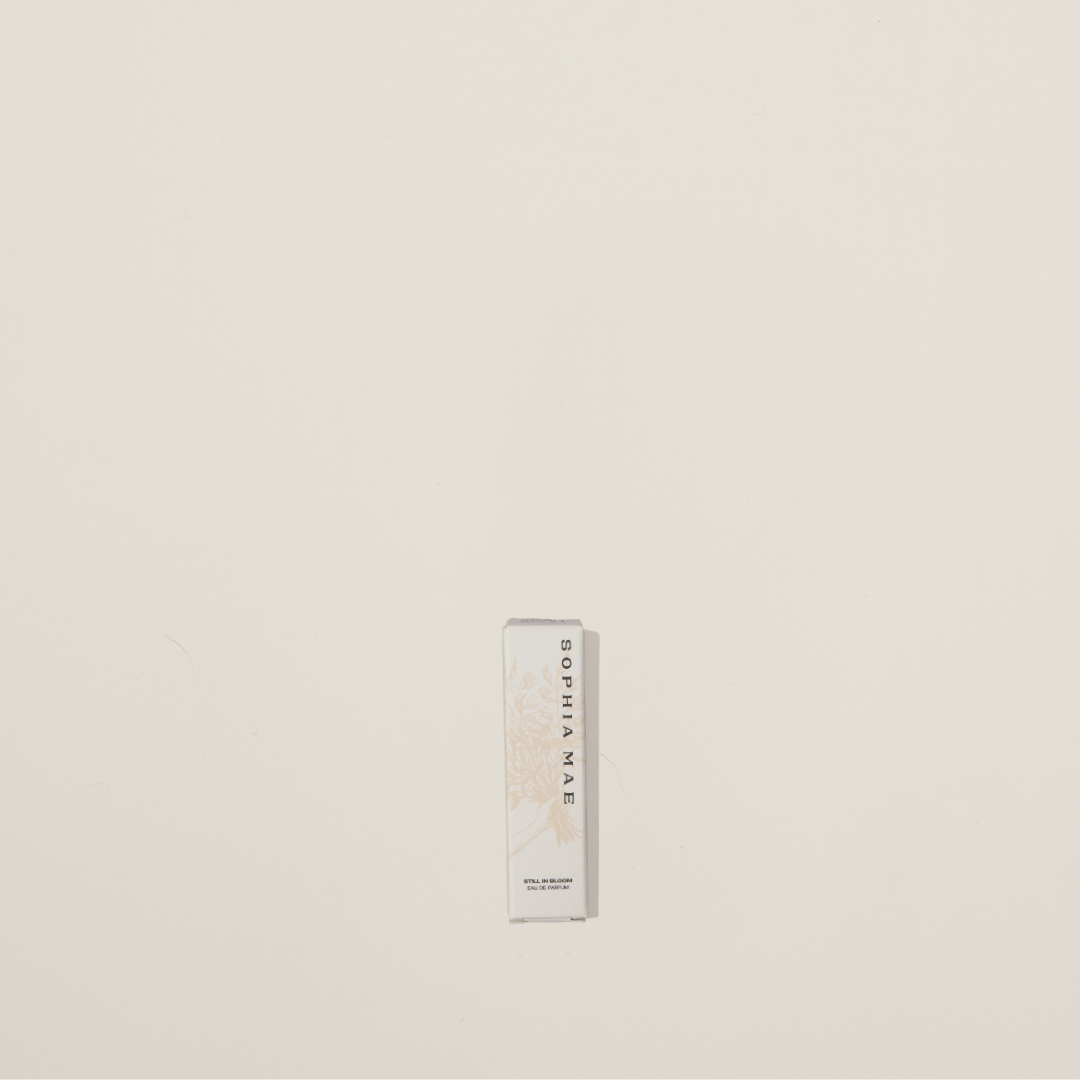 Amber eau de parfum sample, still in Bloom.