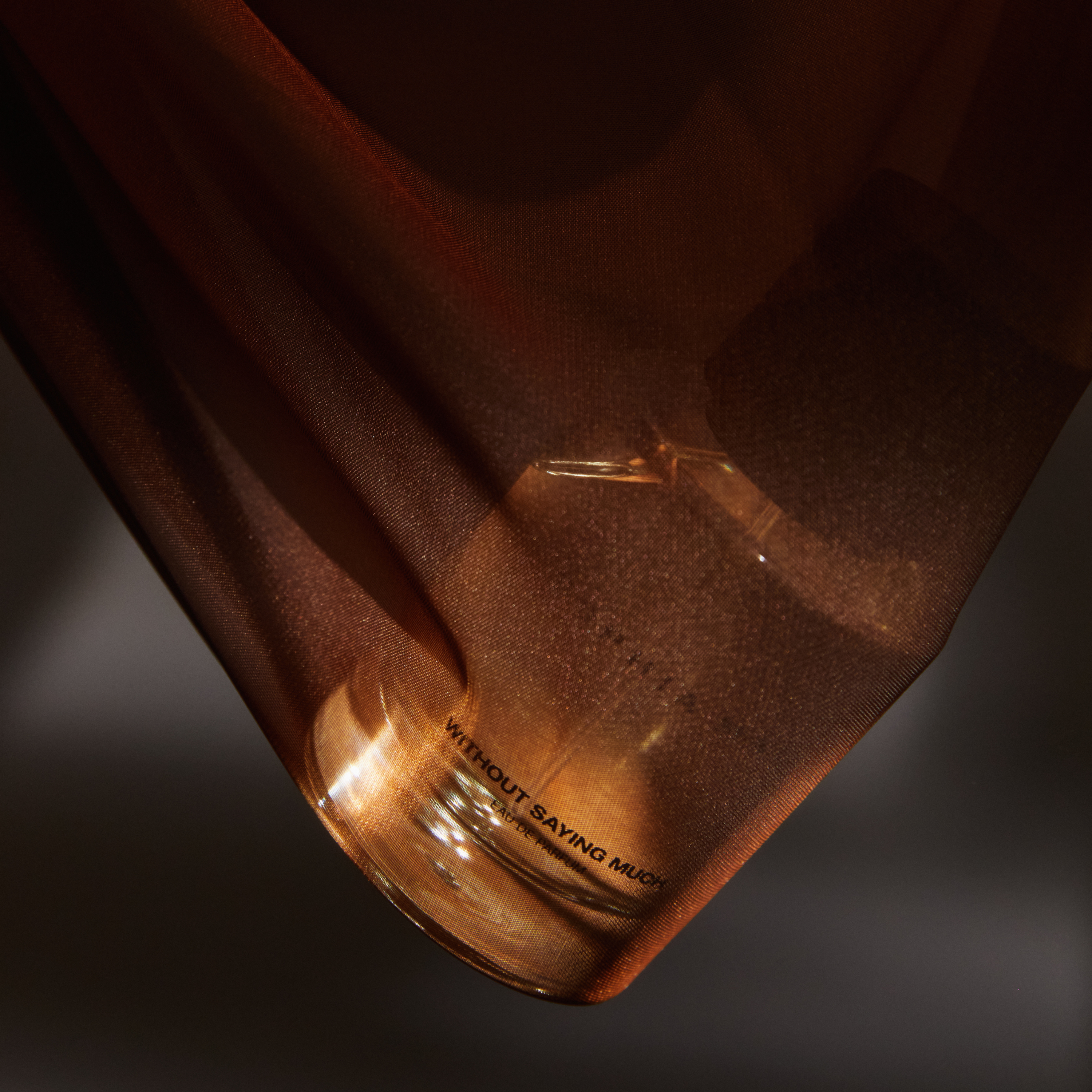 Without Saying Much eau de parfum bottle by SOPHIA MAE.