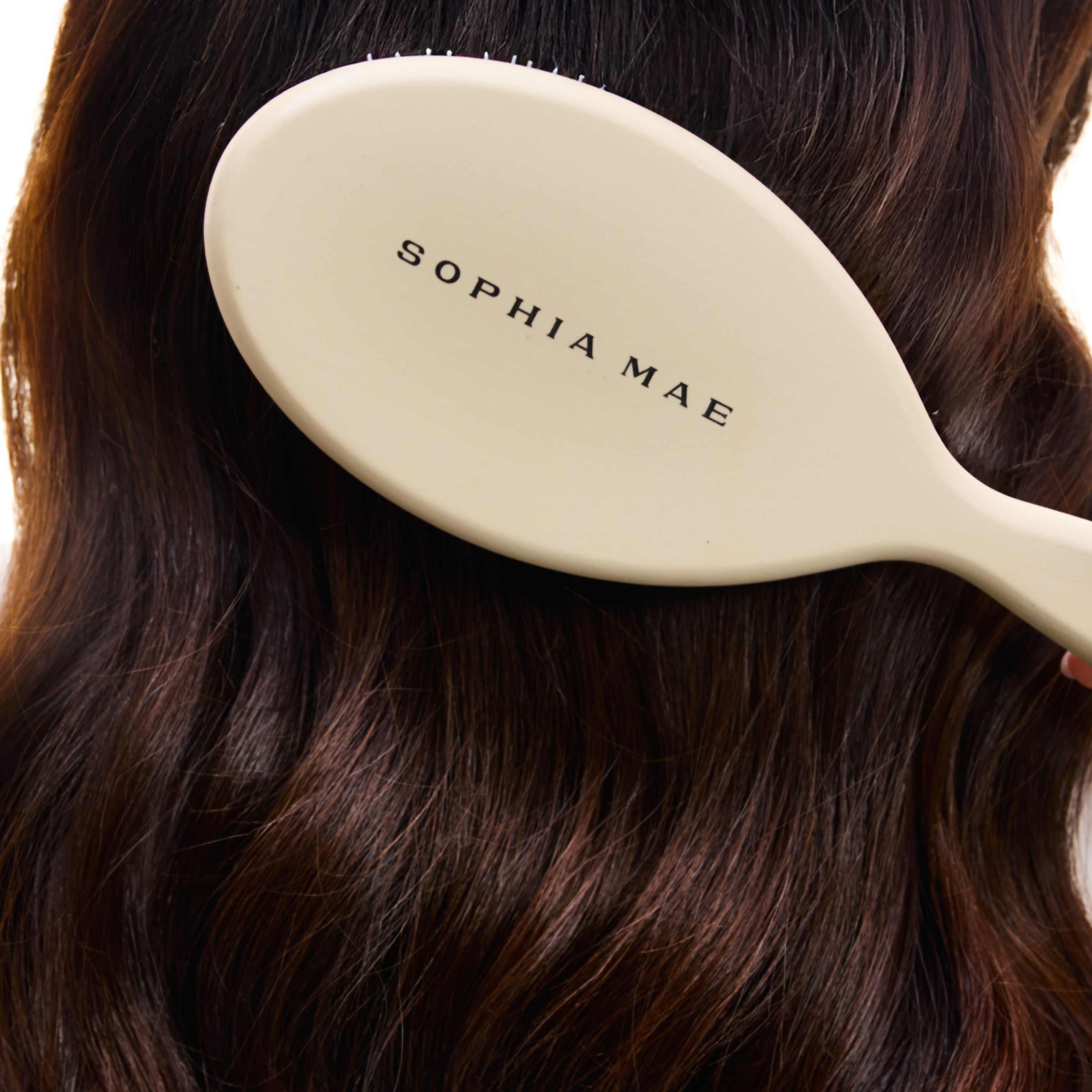 Luxury hair brush with natural bristle from SOPHIA MAE - the best hairbrush for soft hair.