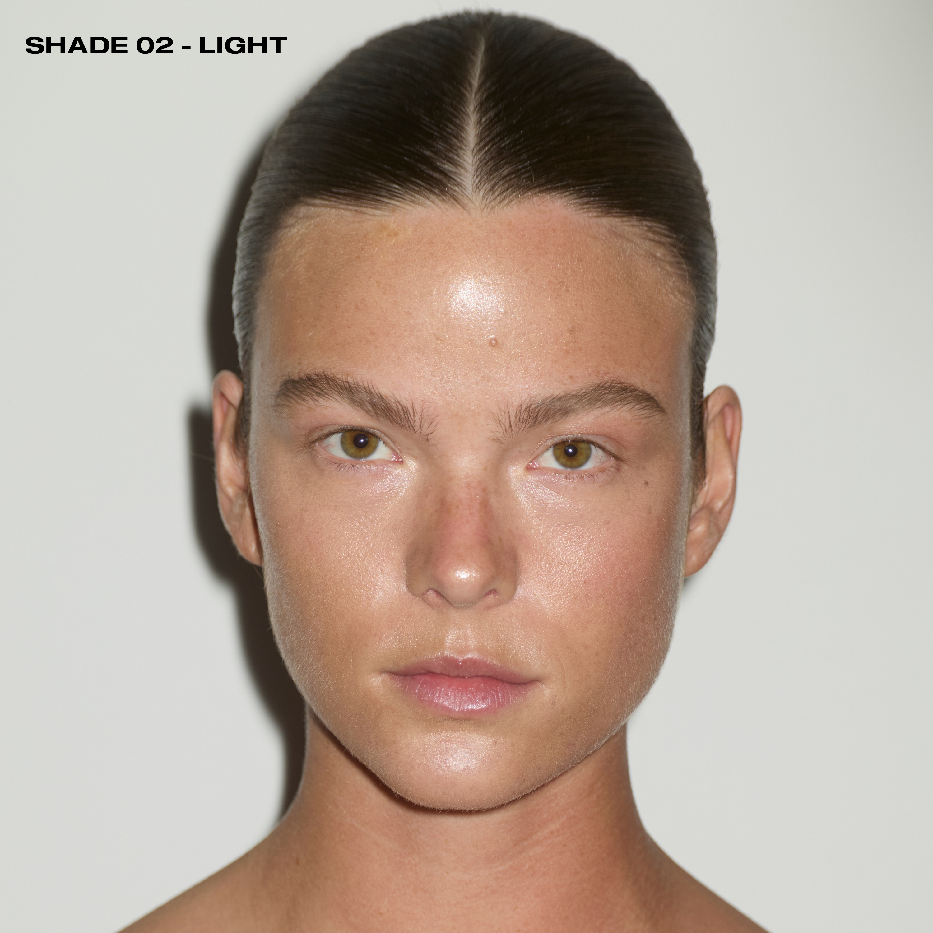 SOPHIA MAE'S Skin Tint shade 02 - Light on model.