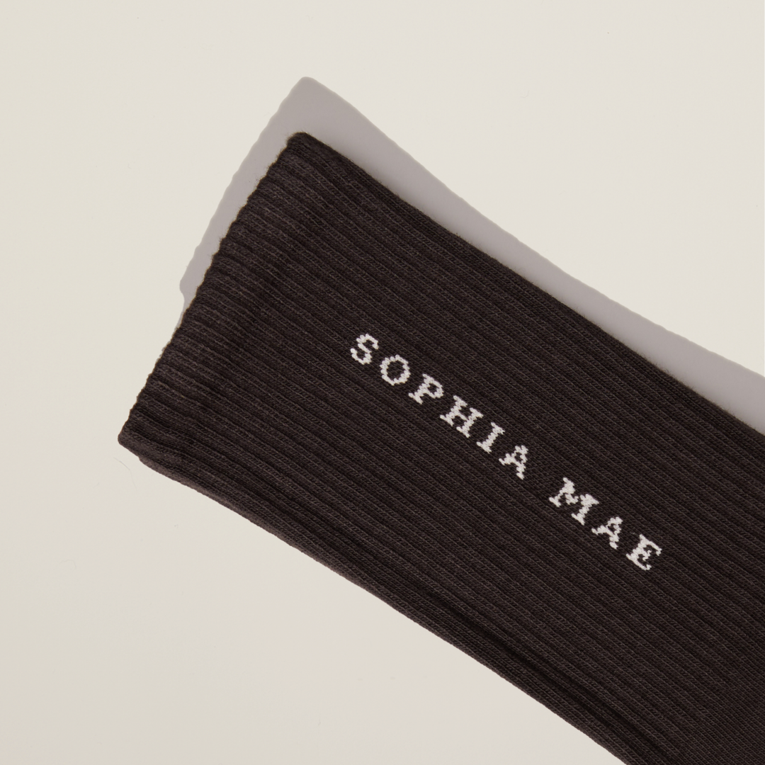 Stylish one-size charcoal socks – soft and supportive design made from premium cotton, perfect for lounging, office days, or casual outings.