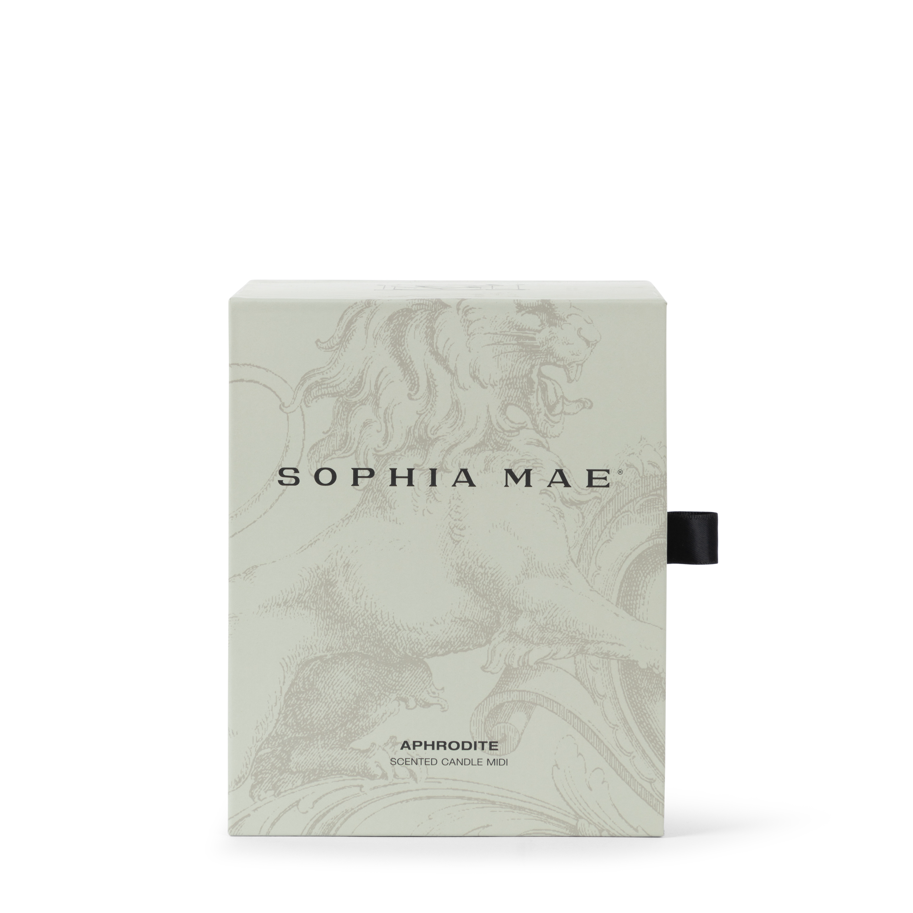 Elegant Aphrodite candle in two sizes, blending chypre, floral, and spicy notes – perfect for creating a warm, alluring atmosphere.