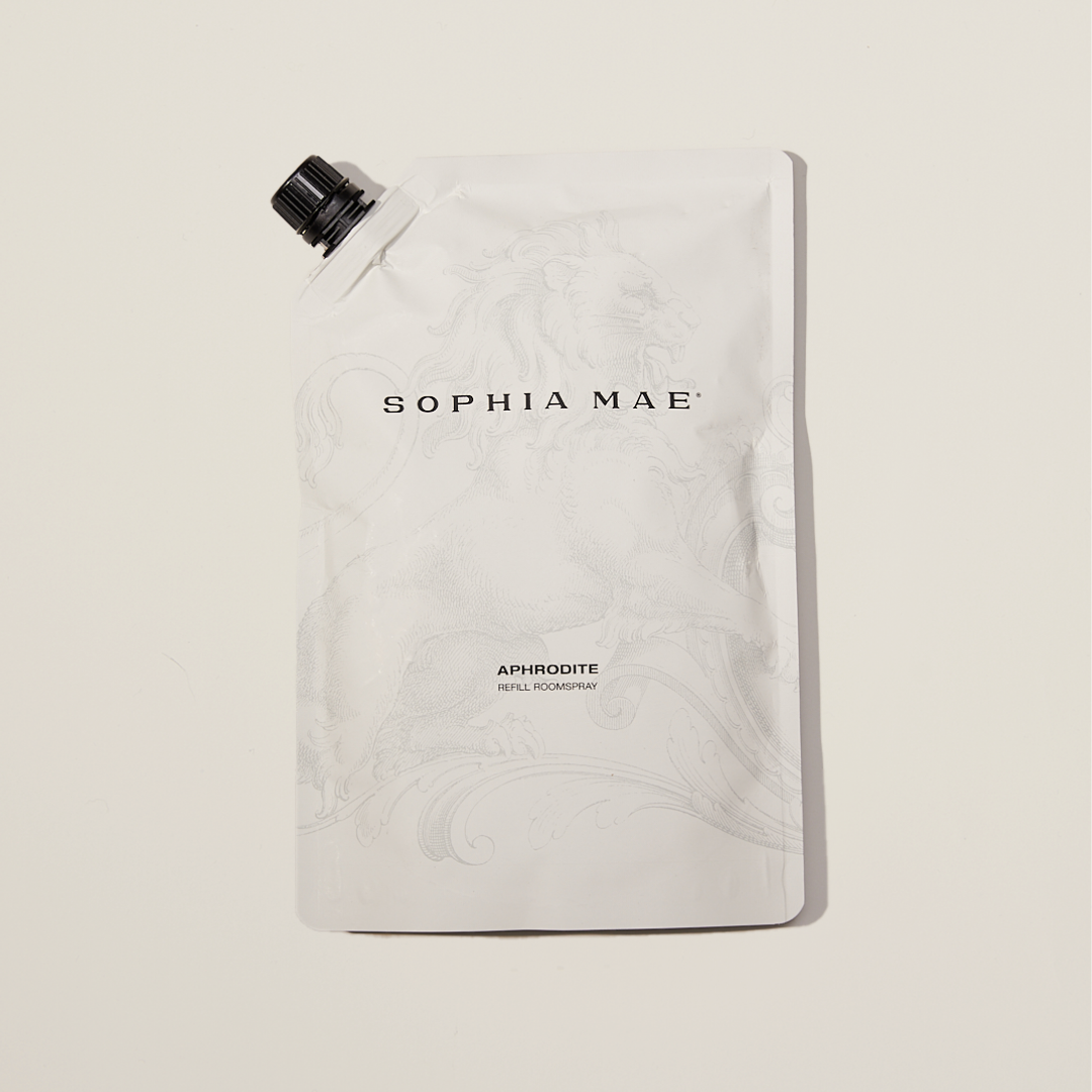 SOPHIA MAE Aphrodite home fragrance refill in convenient packaging.