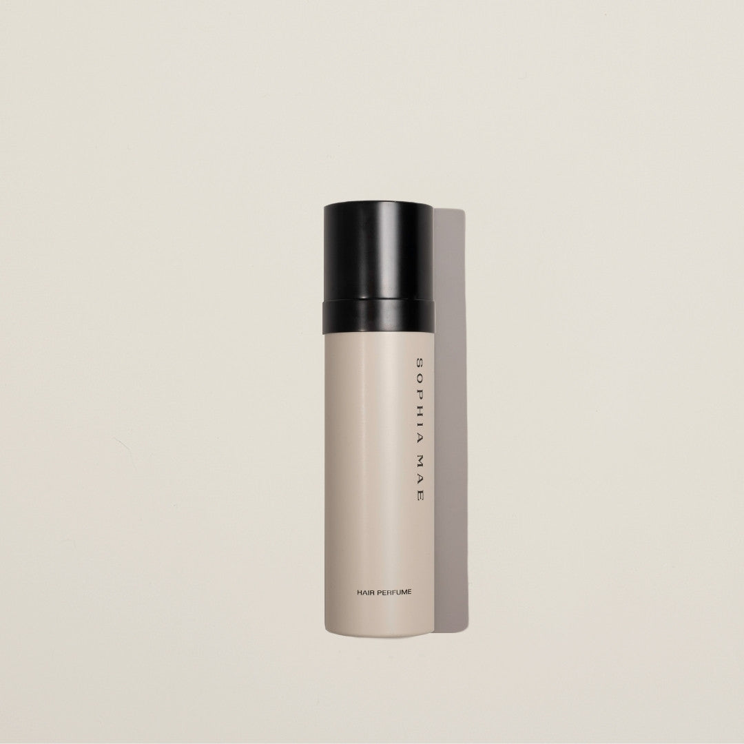 SOPHIA MAE's hair perfume Aura fragrance notes.