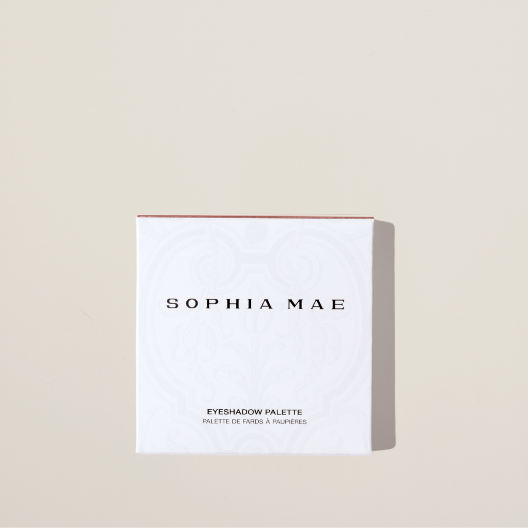 Eyeshadow palette shadow shimmer from SOPHIA MAE.