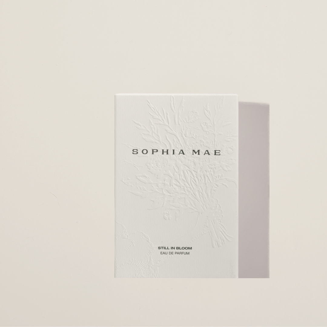 Spicy perfume and amber eau de parfum from SOPHIA MAE.