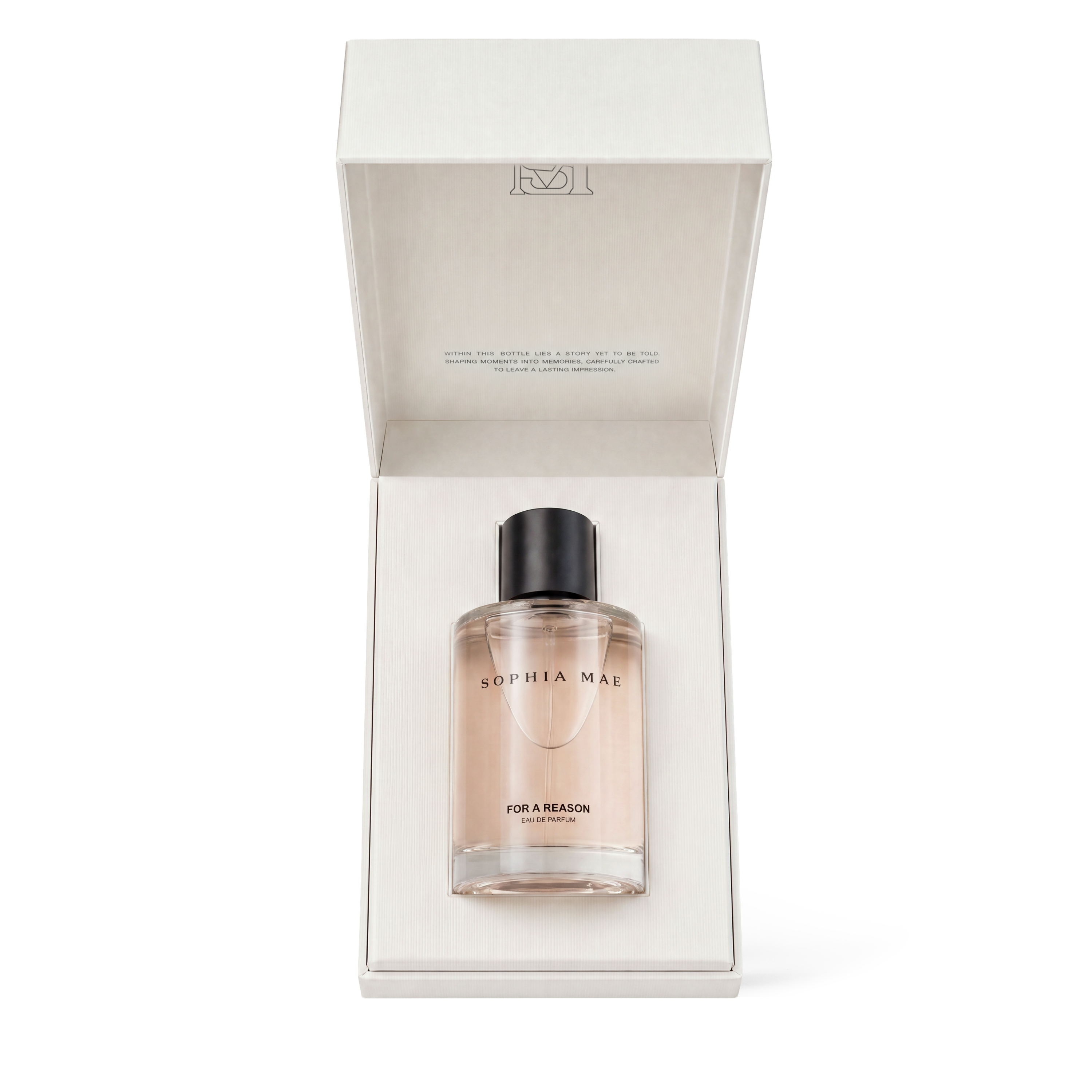 Bottle and packaging For a Reason SOPHIA MAE in 100 ml.