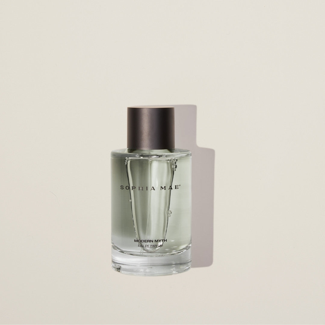 Modern Myth fragrance – contemporary, long-lasting perfume with sensual musk and creamy coconut for an elegant and distinctive year-round scent.