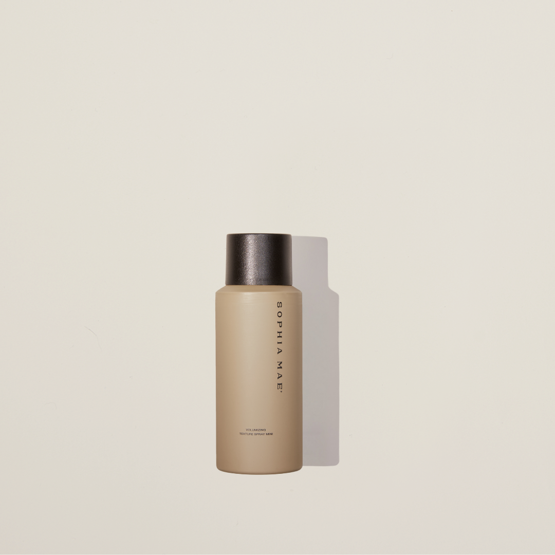 Majestic Texture mini – travel-size texturizing spray for effortless volume, definition, and a soft matte finish with patchouli and neroli scent.