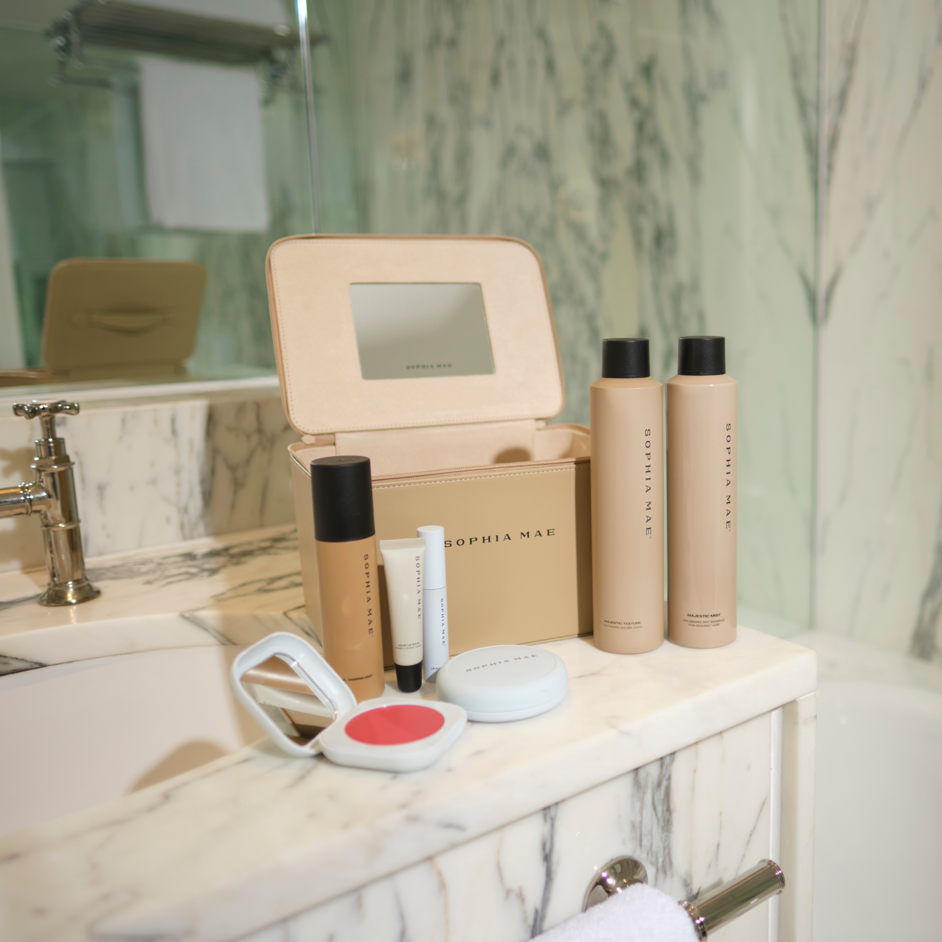 SOPHIA MAE luxury cosmetic case bundle for Members of The Muse Club from SOPHIA MAE.