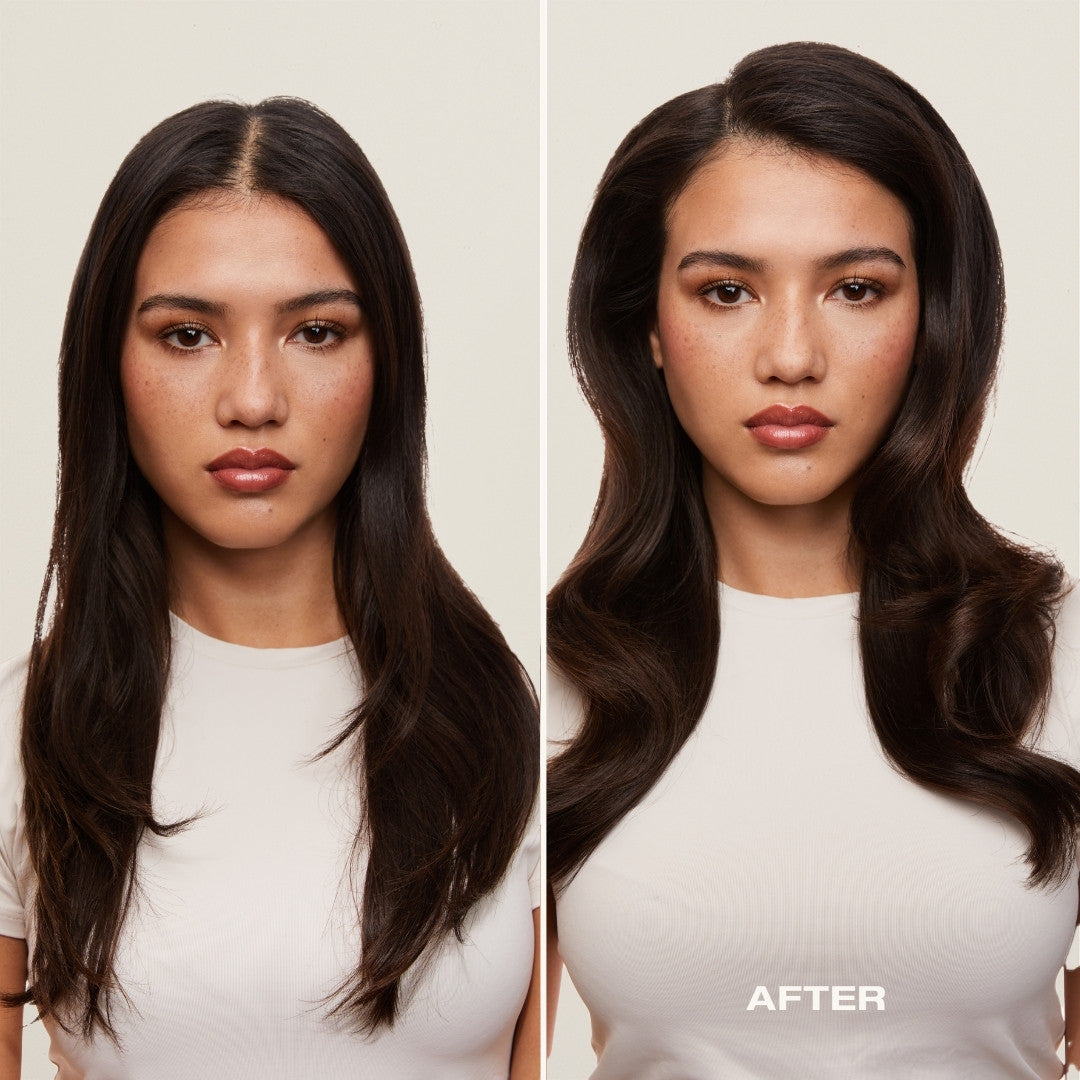 Large velcro hair rollers for effortless volume and bounce.