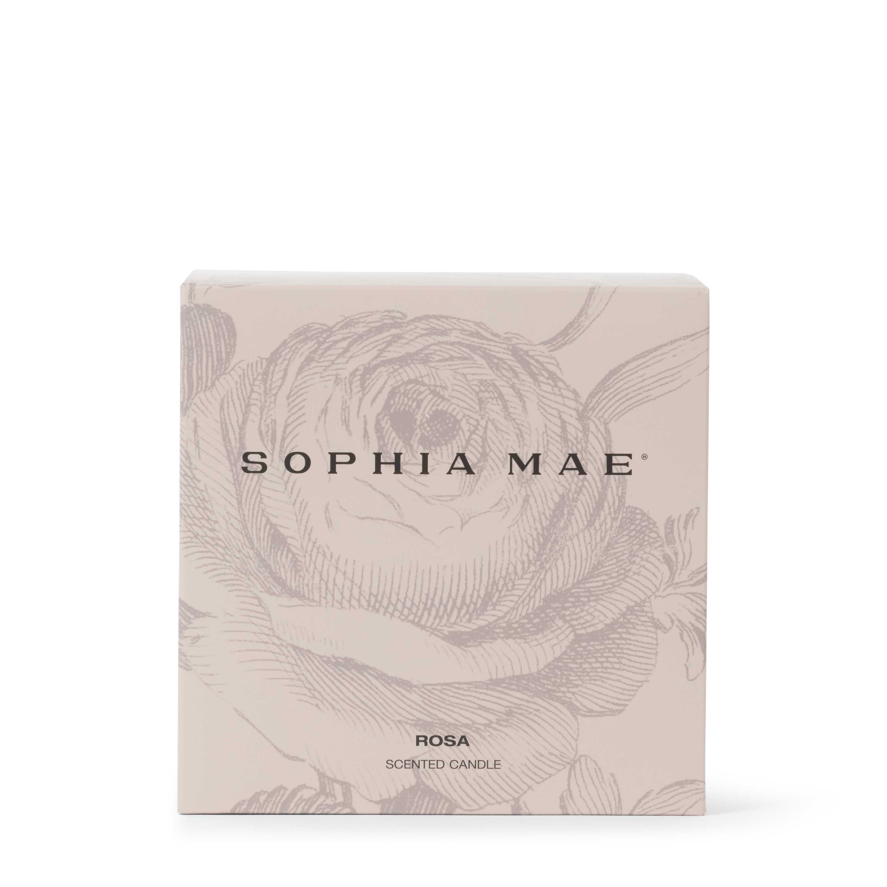 Elegant home fragrance candle inspired by dewy rose gardens – Rosa blends sweet petals and fruit for a soft, sensual atmosphere.