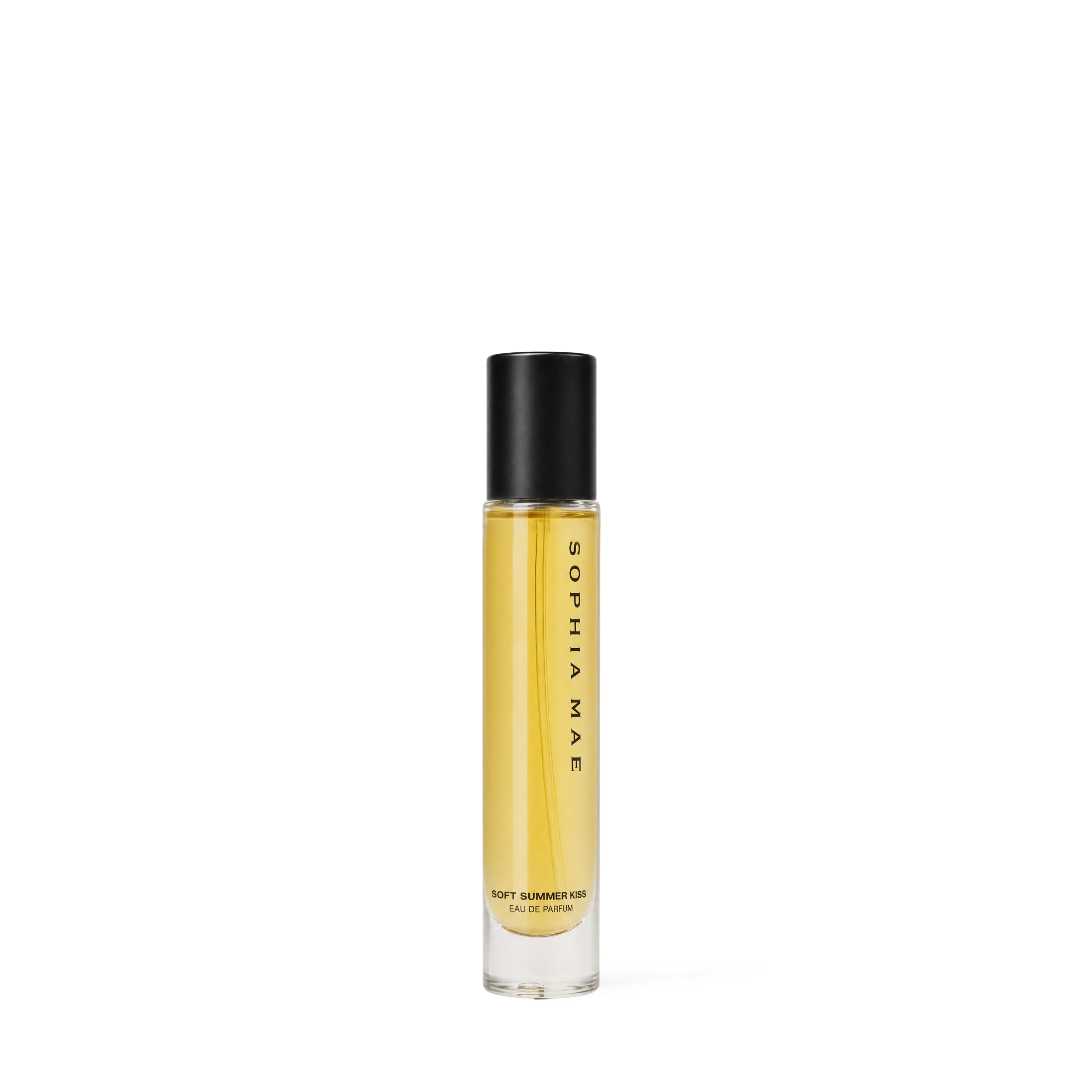 Soft Summer Kiss eau de parfum 15 ml met transparante achtergrond.
