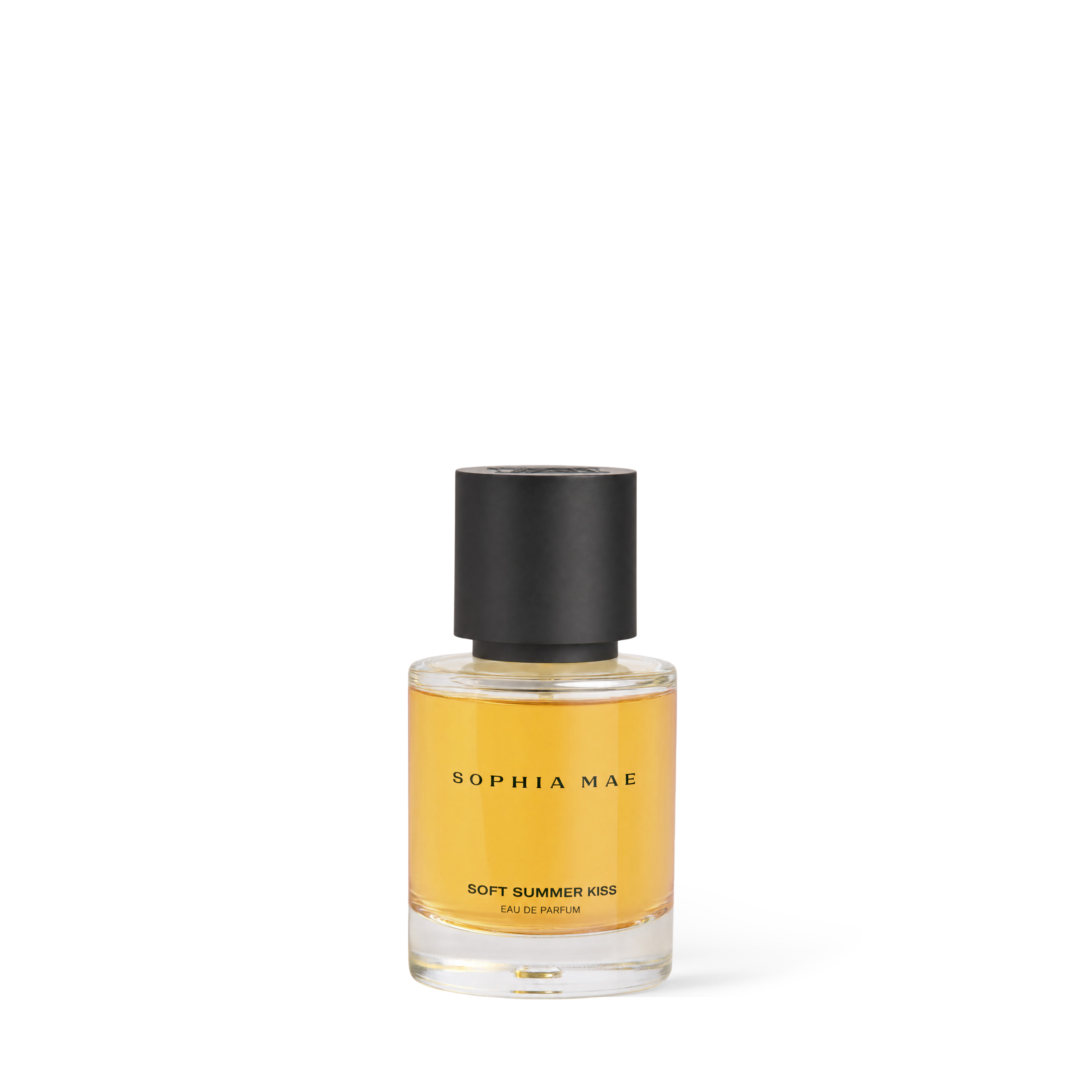 Soft Summer Kiss eau de parfum blends velvet peach, coconut, and vanilla for a radiant, sun-kissed summer scent.
