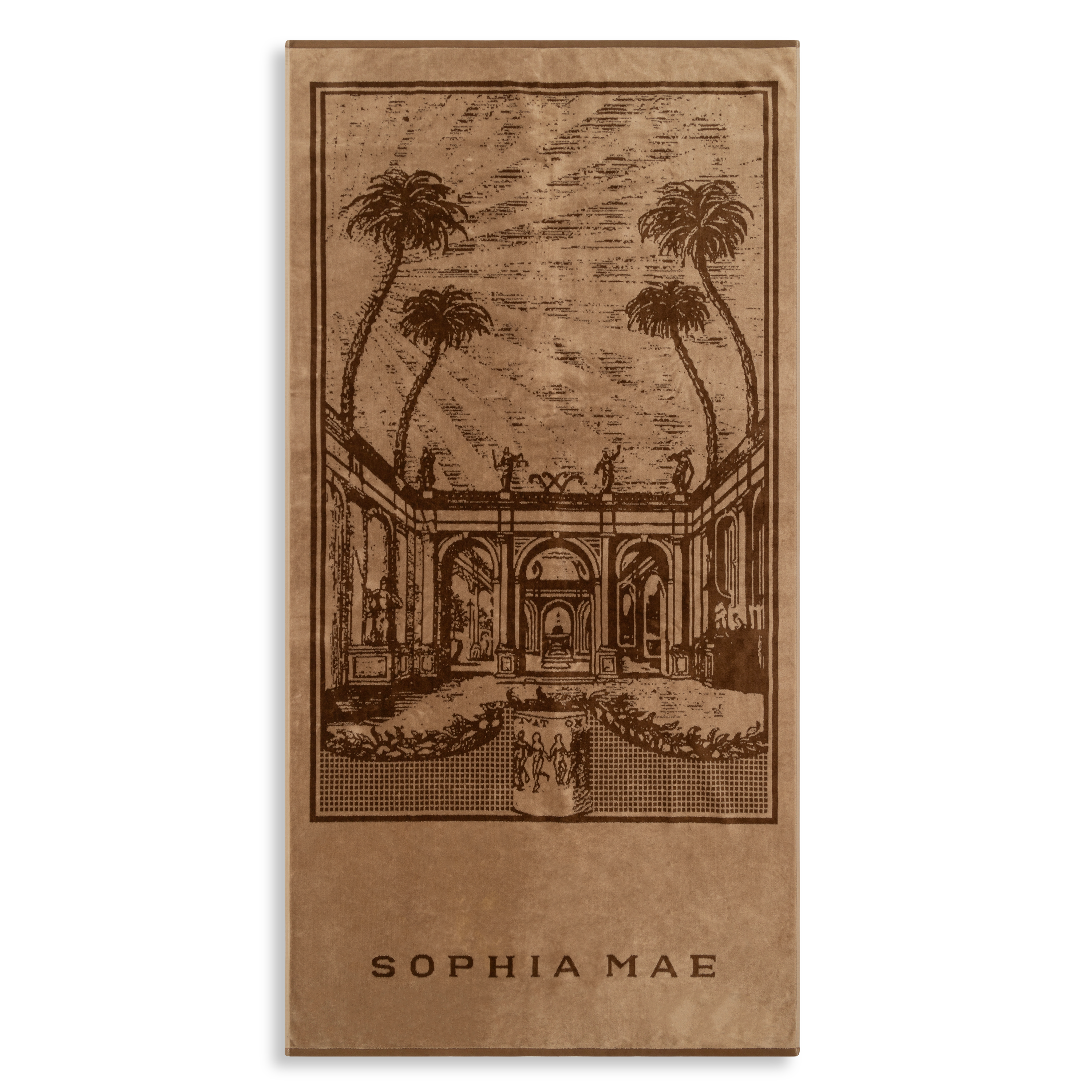 SEASIDE SERENITY BEACH TOWEL | SOPHIA MAE by Monica Geuze