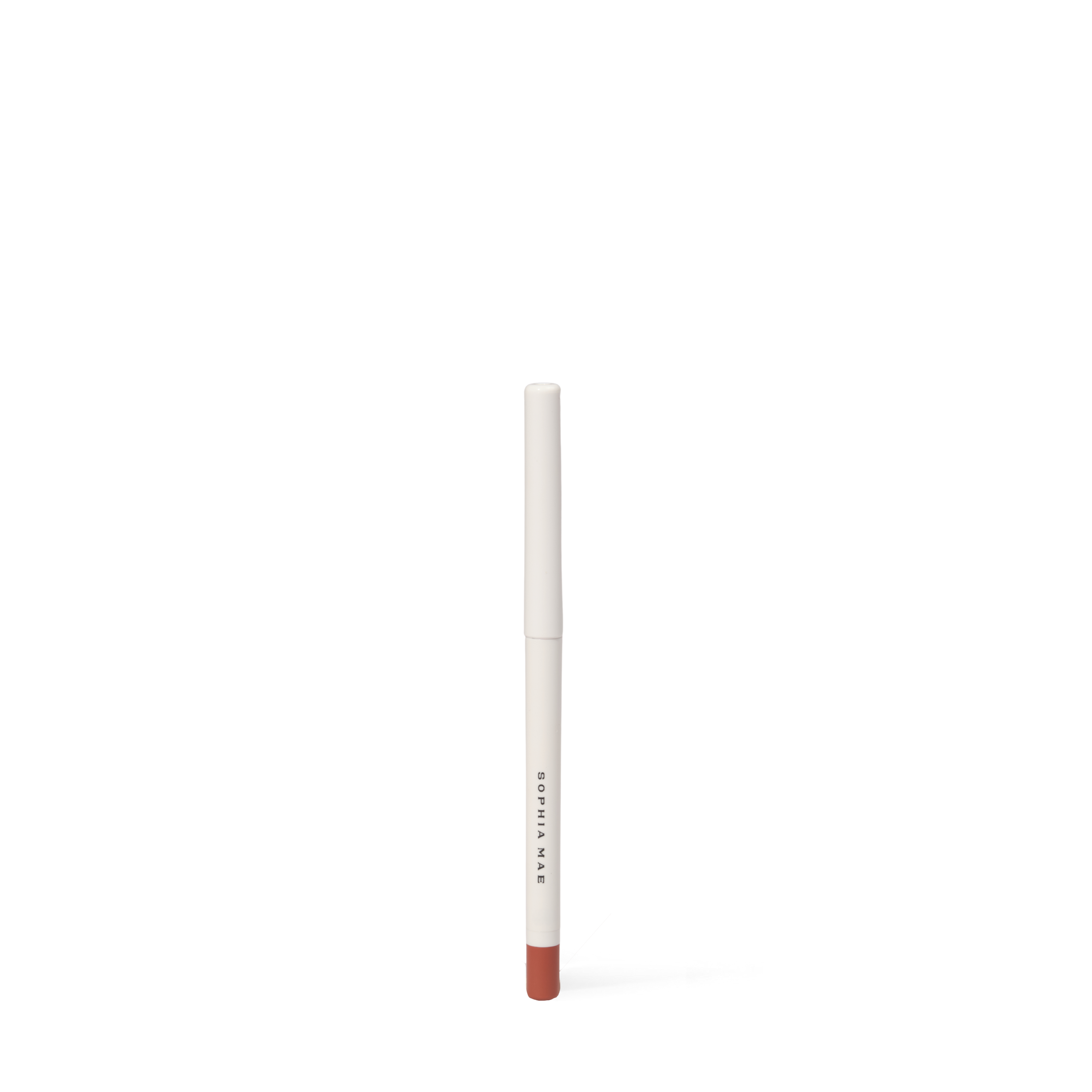 Natural lip liner from SOPHIA MAE in shade warm spice.