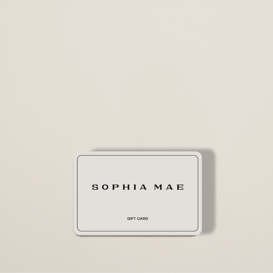 SOPHIA MAE Gift Card – a thoughtful and luxurious digital gift, perfect for any occasion and redeemable across all beauty and lifestyle products.