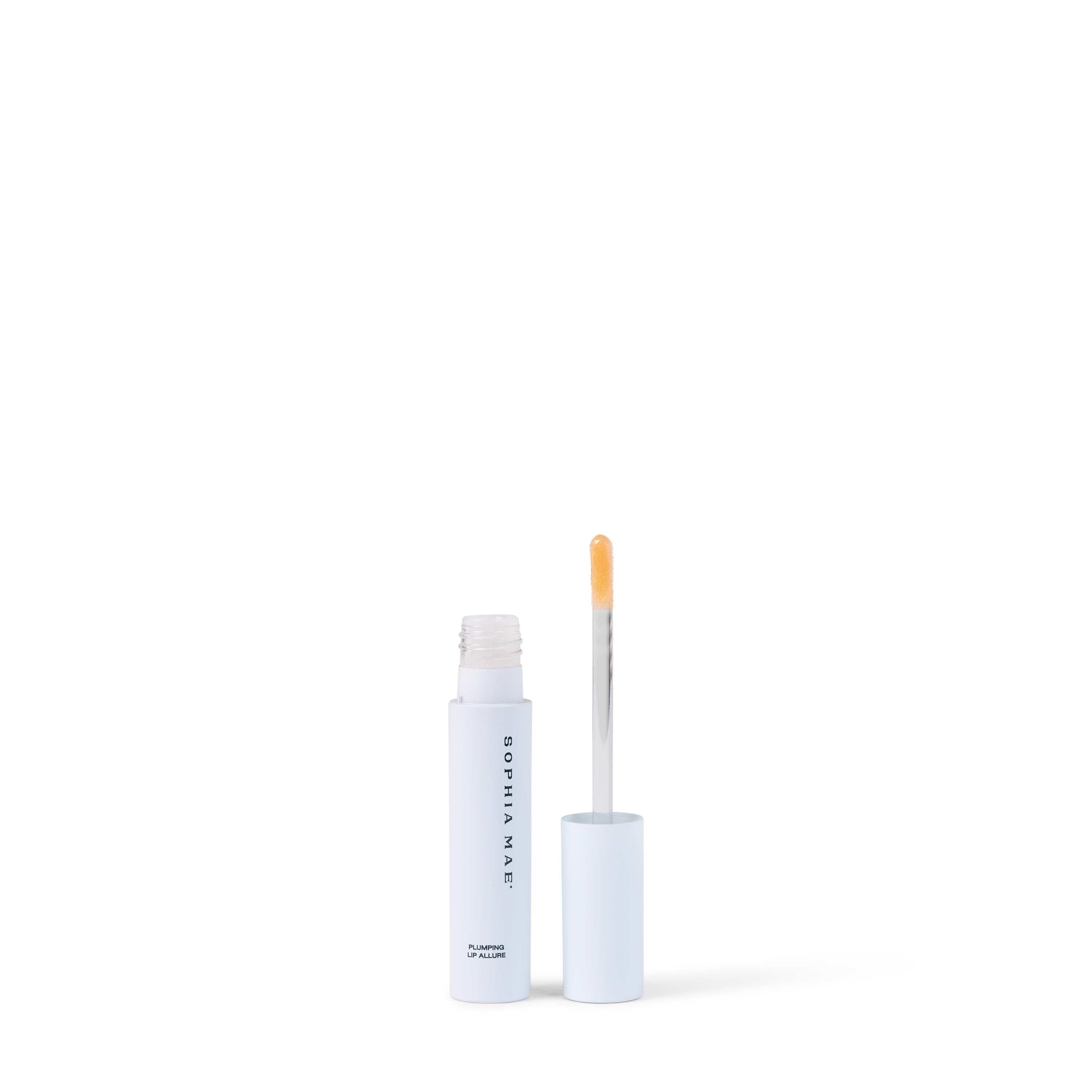 Volumizing nude lip gloss – Bare Bliss shade gives a subtle, everyday glow with natural-looking fullness and hydration.