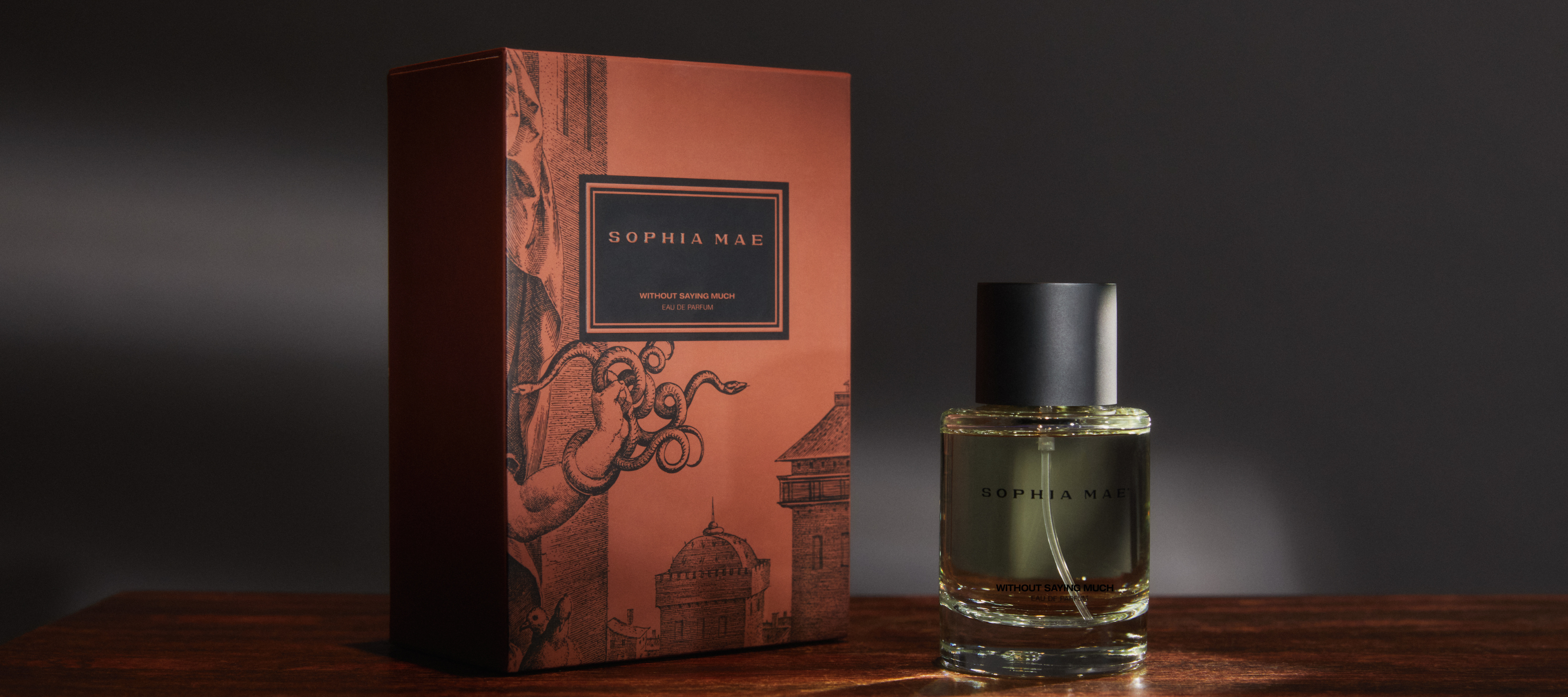 SOPHIA MAE oud perfume fragrance.