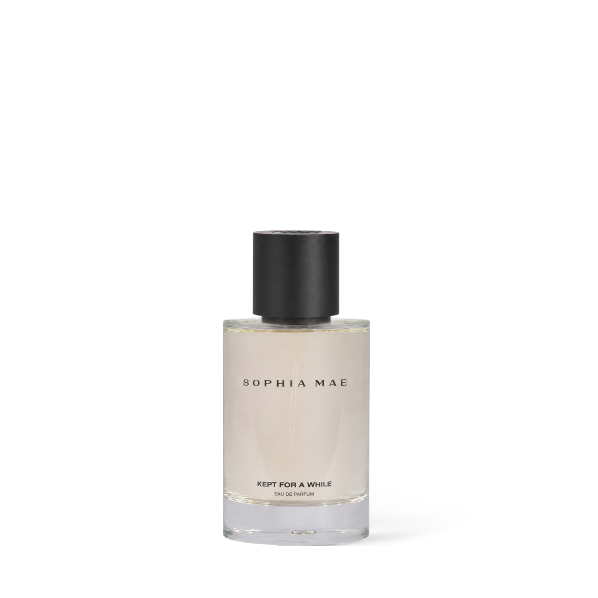 Packshot flacon of SOPHIA MAE' s Kept for a while eau de parfum in size 100 ml.