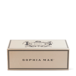 SOPHIA MAE Gifting Box Maxi in beige verpakking met logo op de zijkant.