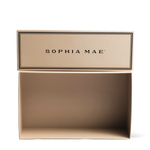 SOPHIA MAE Gifting Box Maxi geopend, met beige binnenkant en logo op de deksel.