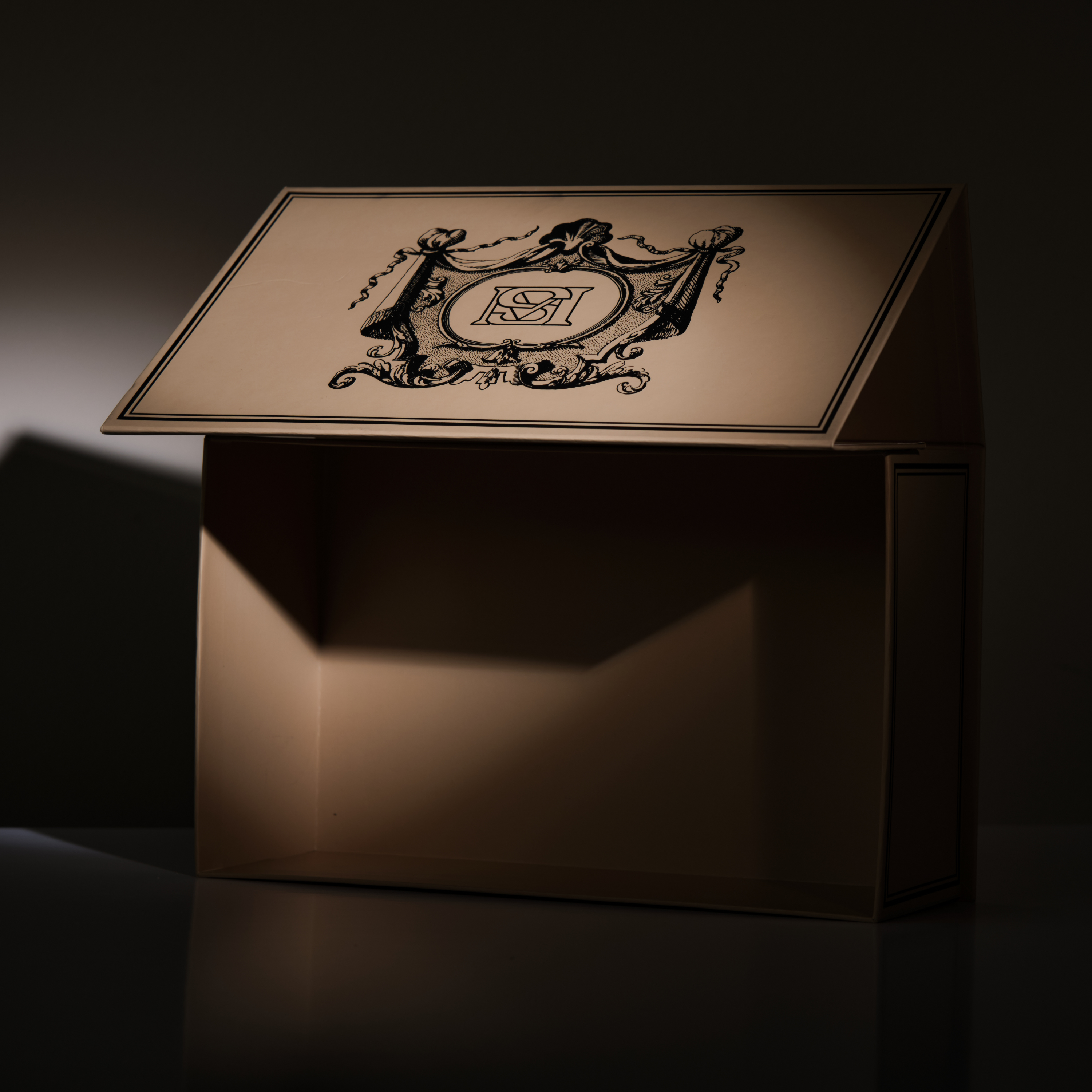 Gift wrapping storage box from SOPHIA MAE. 