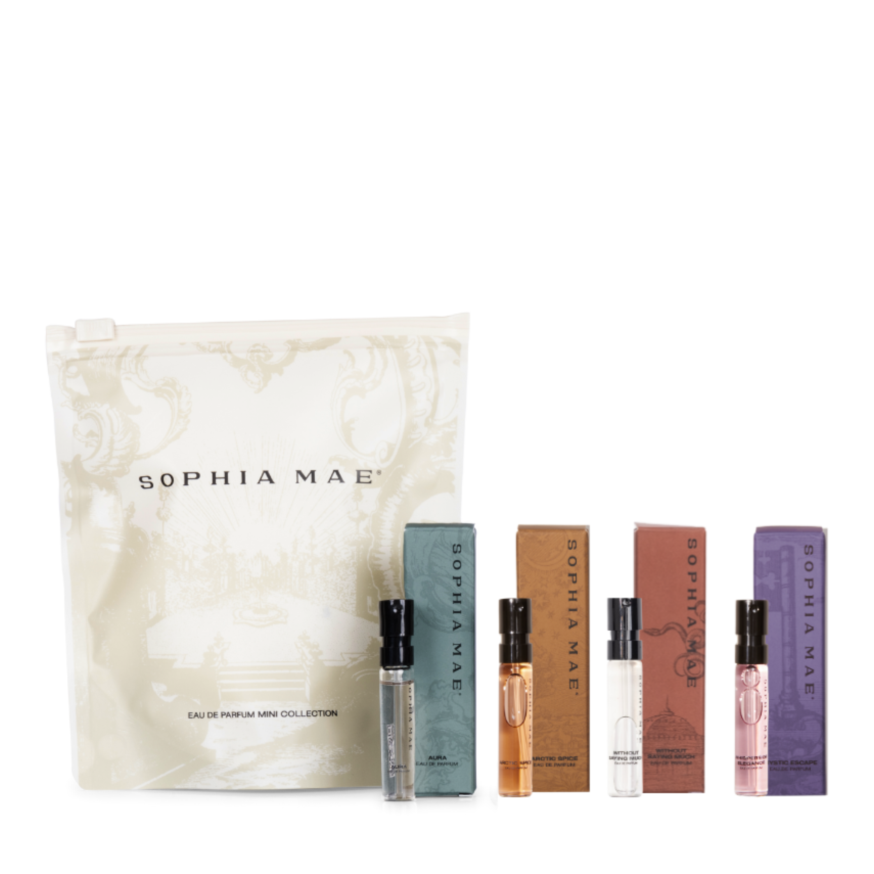 Four perfume samples SOPHIA MAE, set to discover your favorite scent.