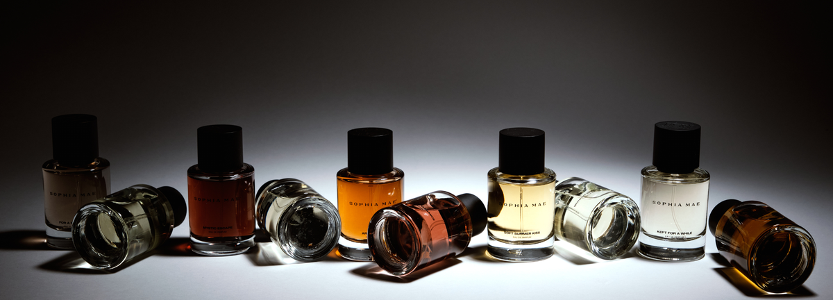 Complete eau de parfum collection SOPHIA MAE 2026.