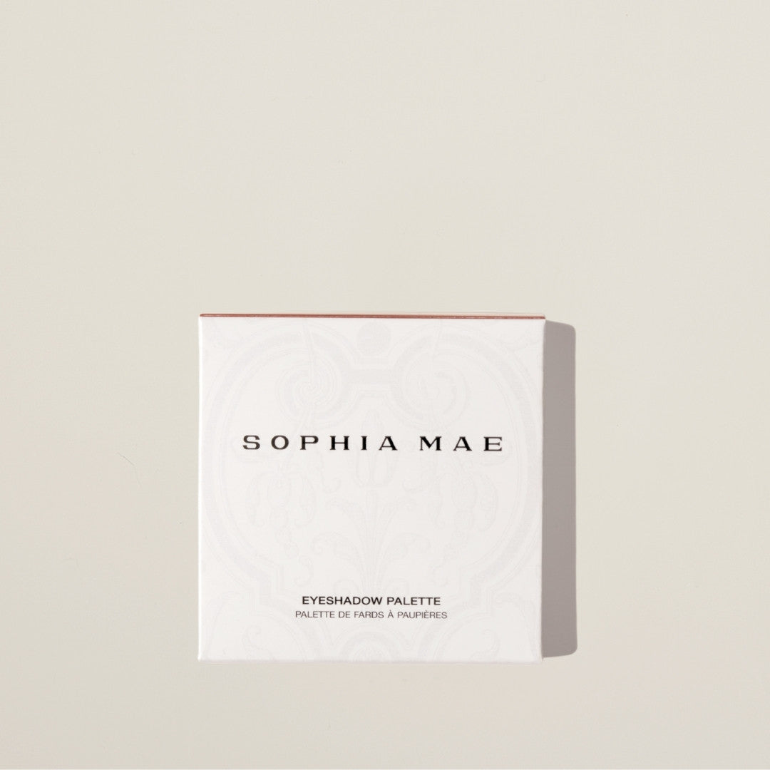Eyeshadow palette shadow shimmer from SOPHIA MAE.