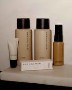 SOPHIA MAE Bestseller selection featuring For a Reason eau de parfum 2 ml, Volumizing Dry Shampoo Mini, Volumizing Texture Spray Mini, Facial Tanning Mist Travel and Liquid Lip Balm mini.