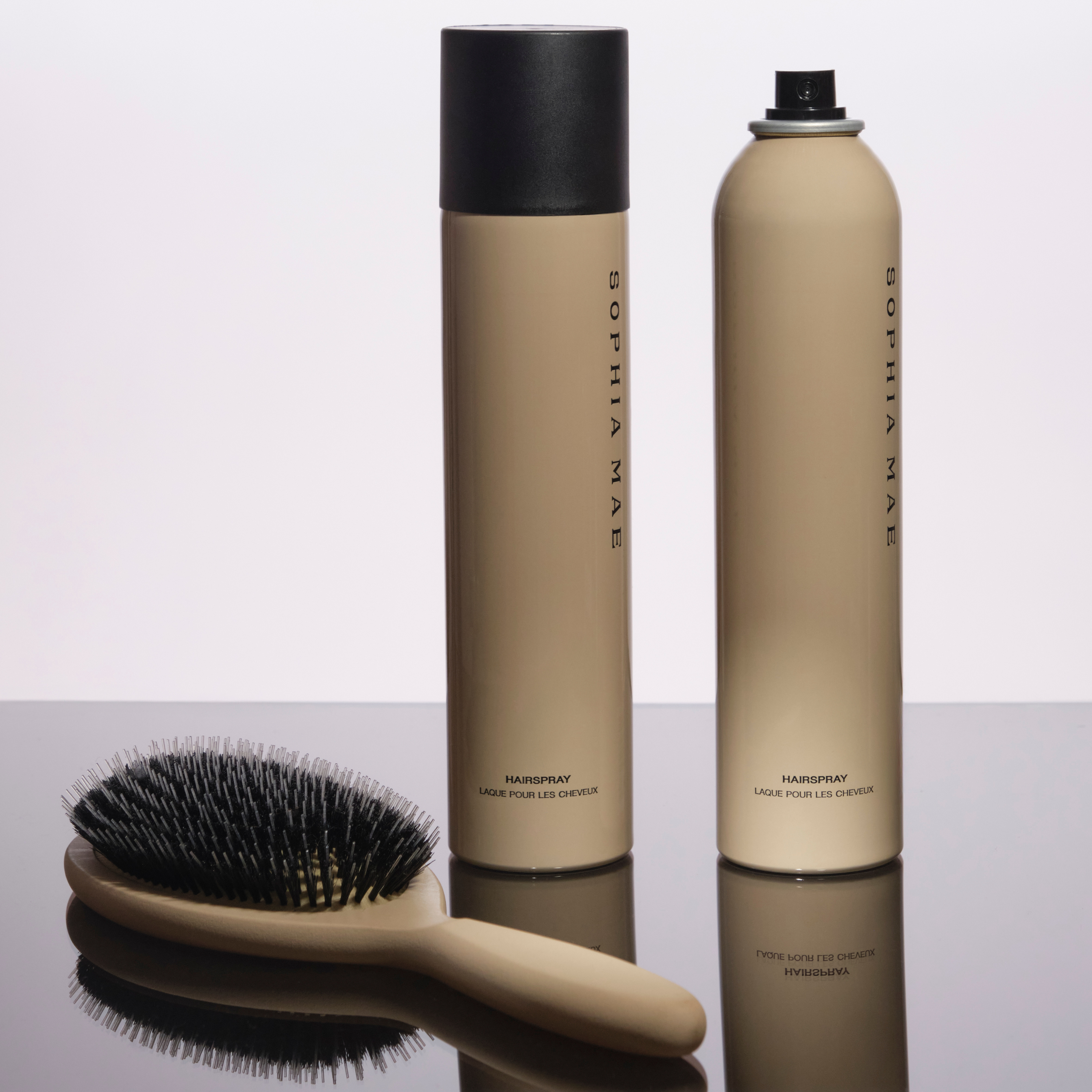 Hairbrush en Hairspray duo by SOPHIA MAE,