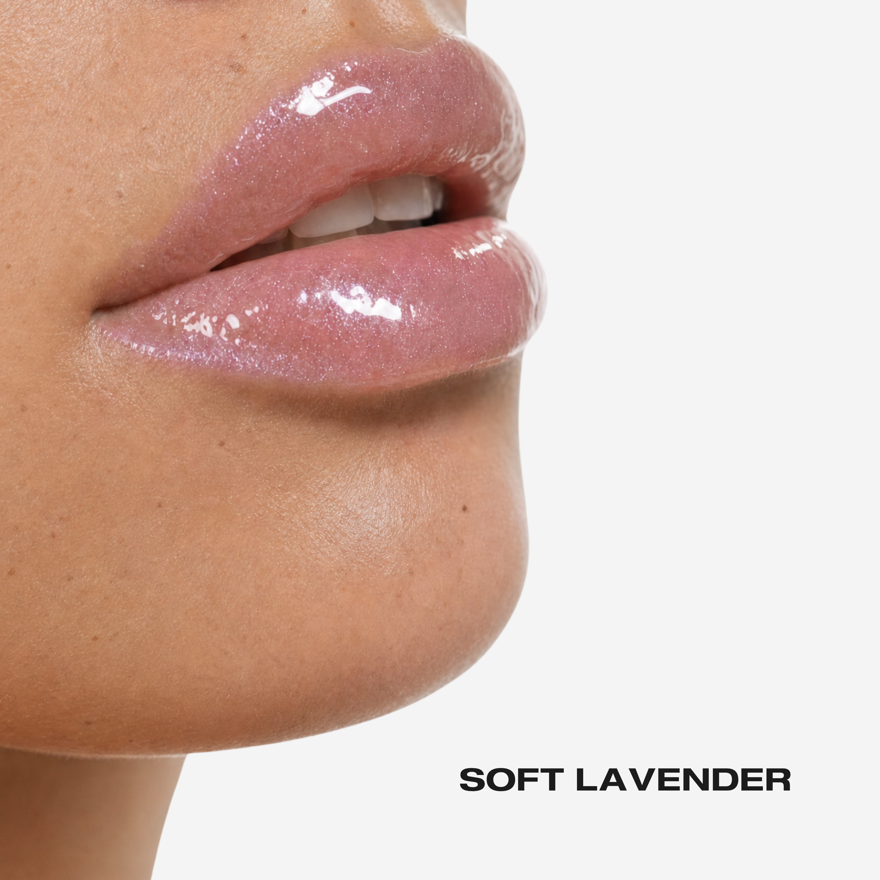 SOPHIA MAE Lip Glaze putple lips.