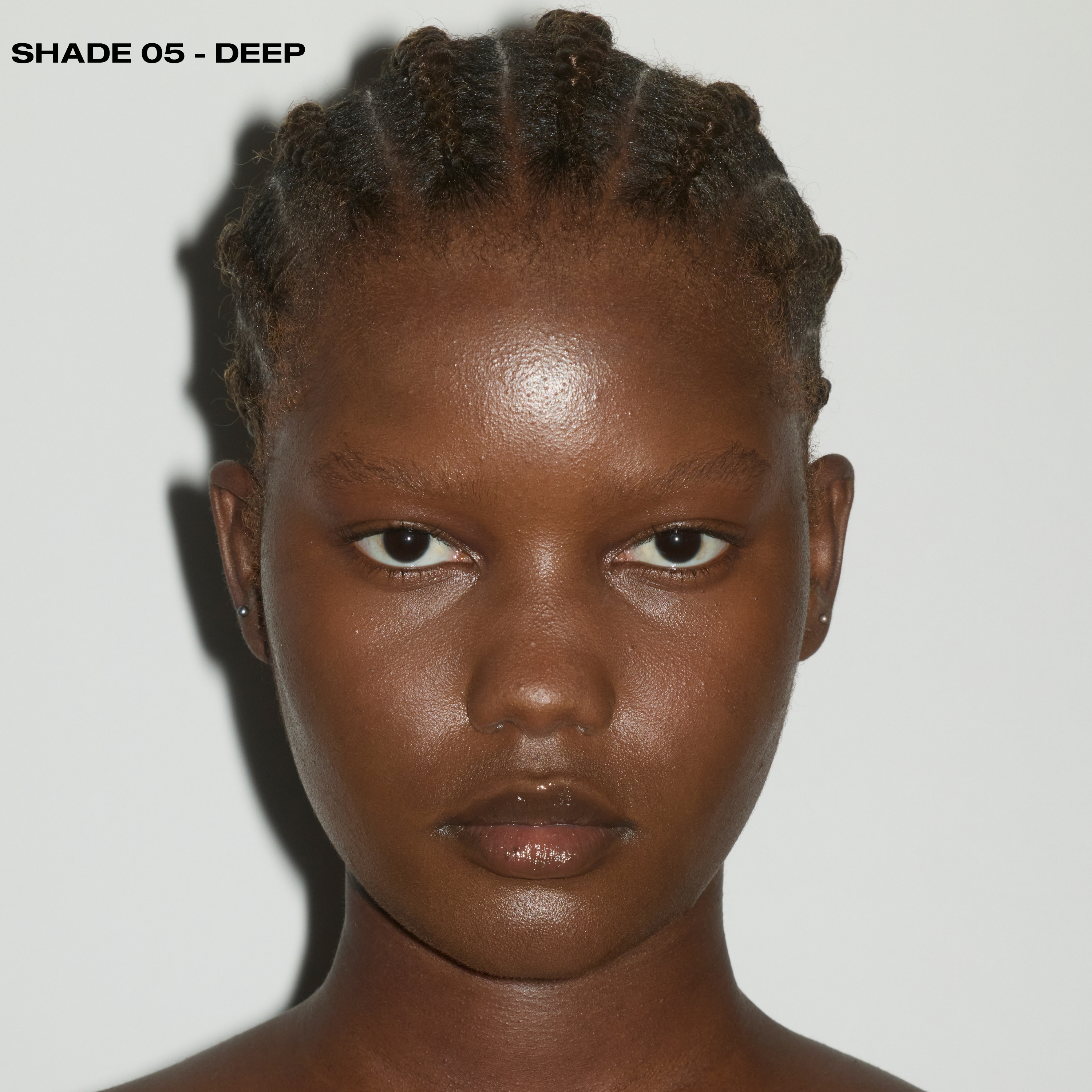 SOPHIA MAE'S Skin Tint shade 05 - Deep on model.