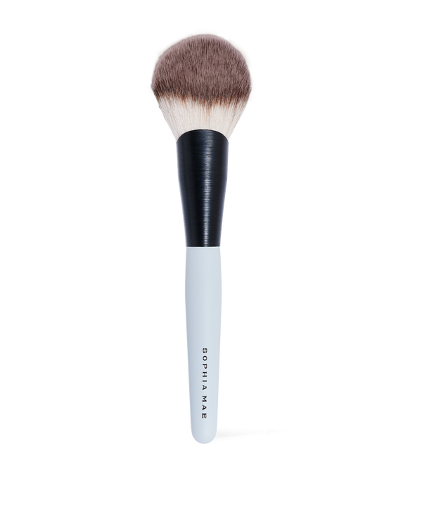 SOPHIA MAE Powder Brush with soft bristles and minimalist handle.
