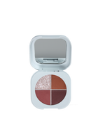 SOPHIA MAE Eyeshadow Palette with four neutral and shimmer shades in a compact case.