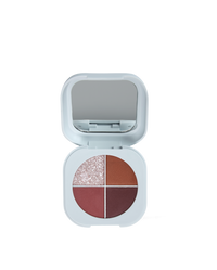 SOPHIA MAE Eyeshadow Palette with four neutral and shimmer shades in a compact case.