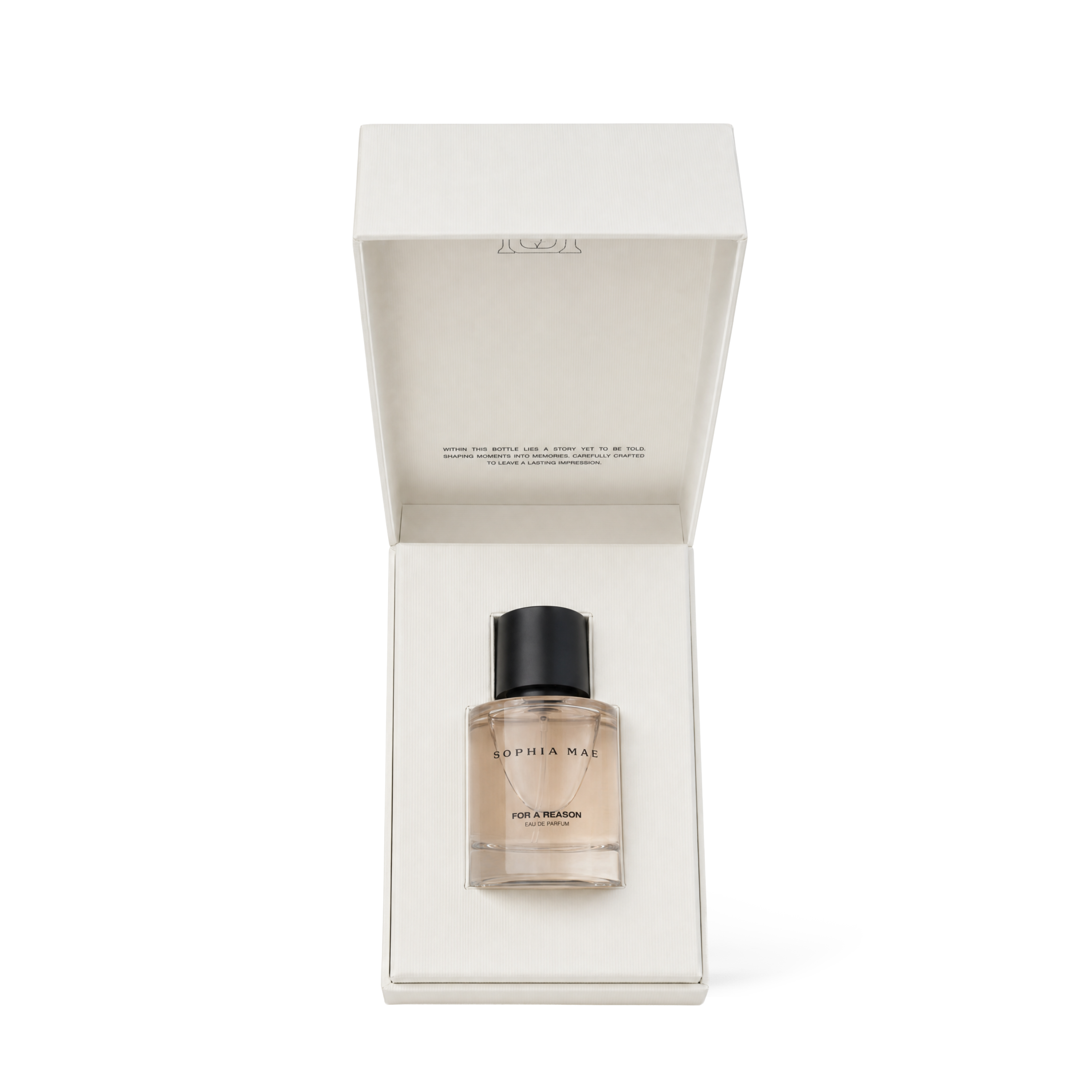 Aura parfum by SOPHIA MAE, with caramel sweetness, now known as For a Reason eau de parfum.