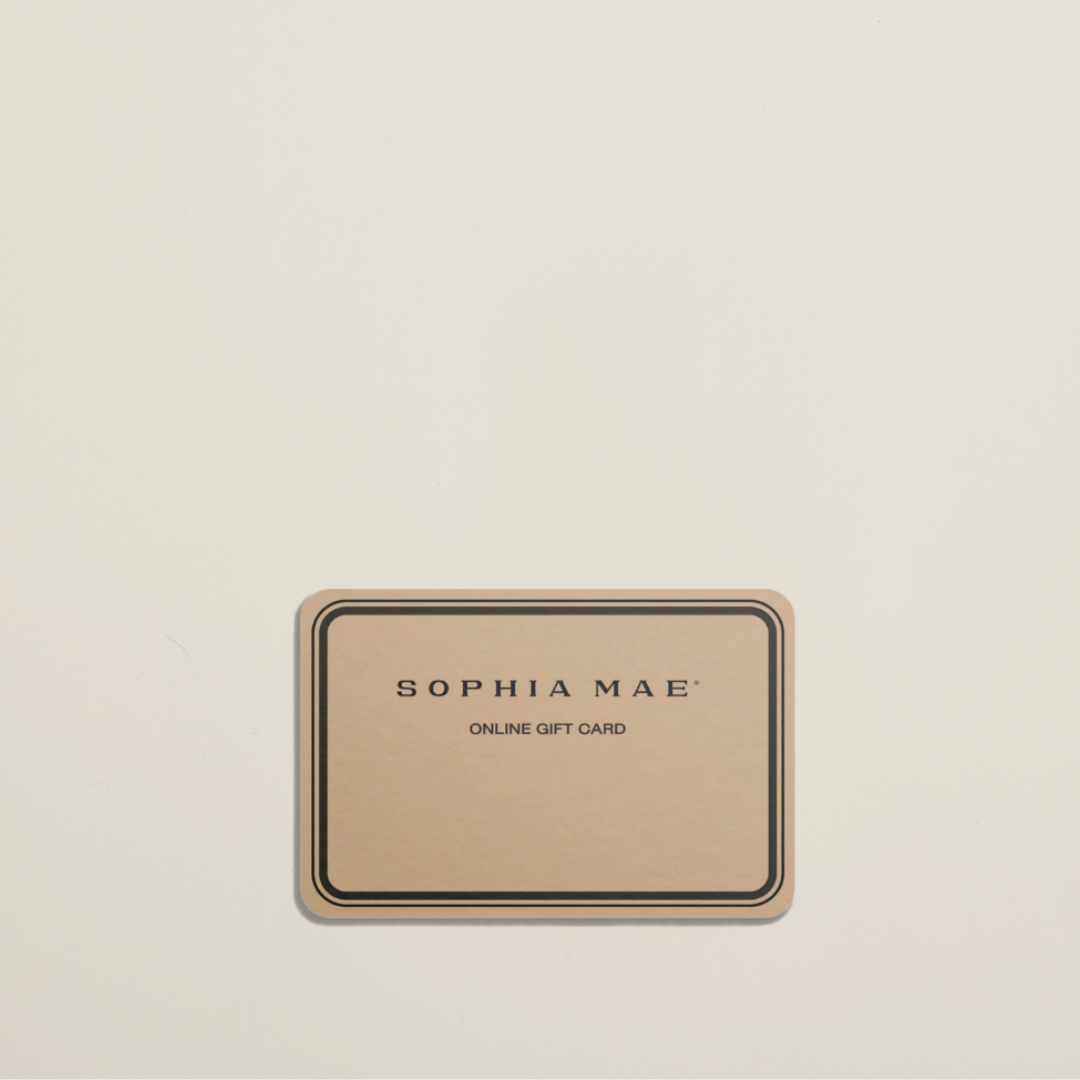SOPHIA MAE Gift Card – a thoughtful and luxurious digital gift, perfect for any occasion and redeemable across all beauty and lifestyle products.