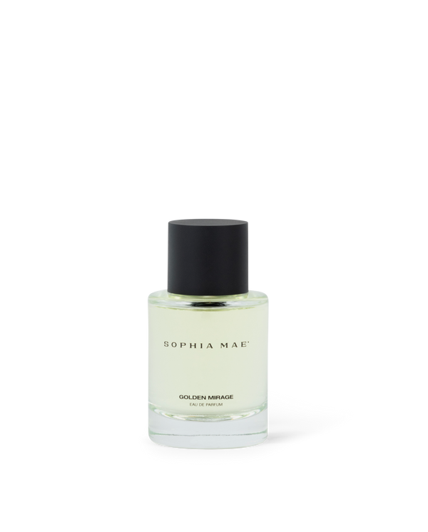 SOPHIA MAE Golden Mirage 50 ml Eau de Parfum bottle.