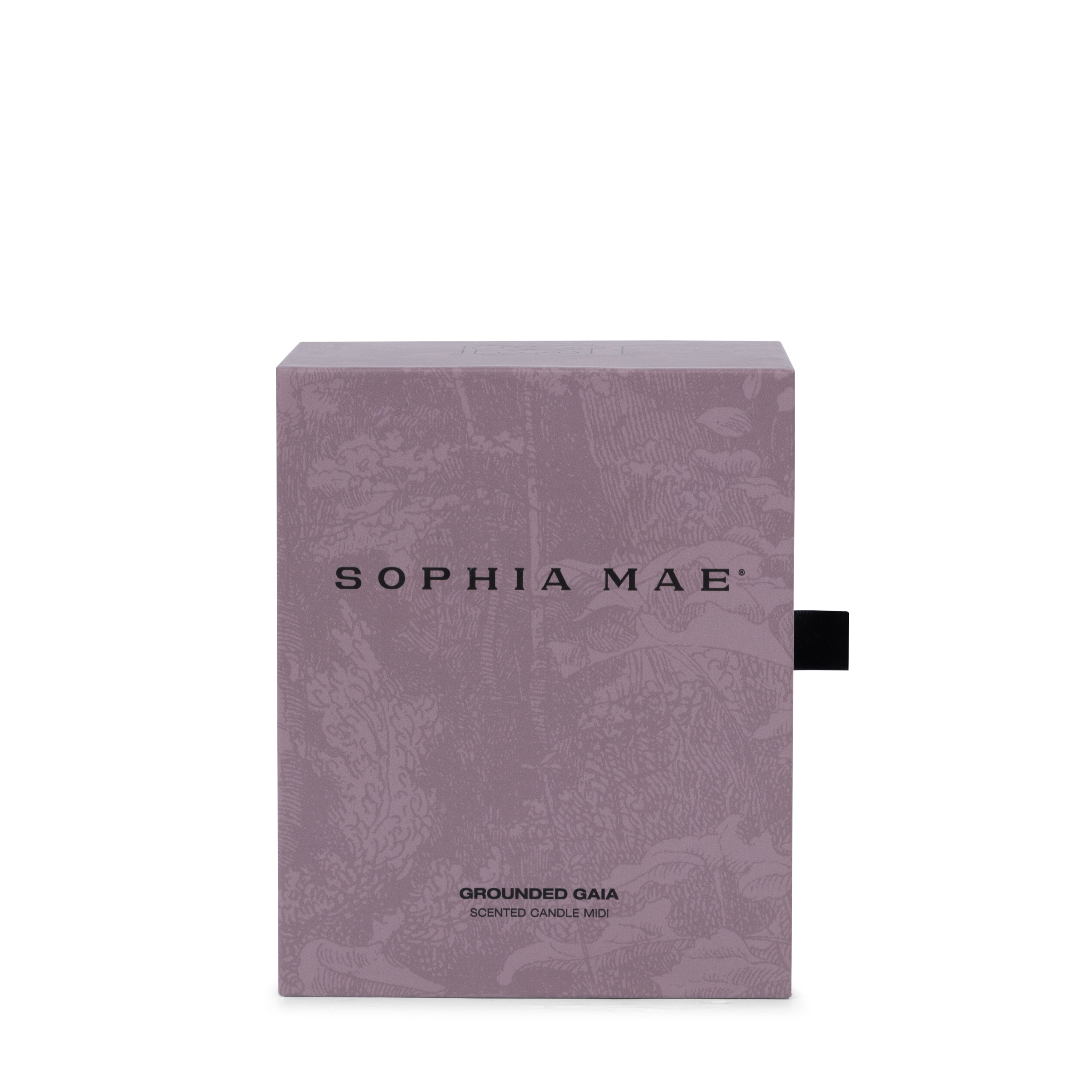 Relaxing luxury scented candle with fig, coconut, and amber – Grounded Gaia enhances your space with tranquility and supports mental health with every purchase.