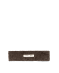 SOPHIA MAE soft brown Headband with logo detail.