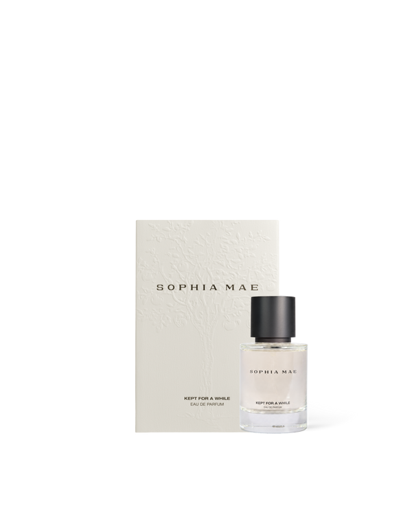 SOPHIA MAE Kept For A While 50 ml Eau de Parfum with branded packaging.