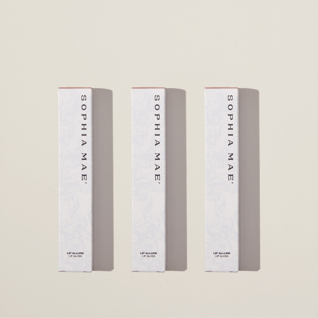 Luxurious lip gloss set for girls.