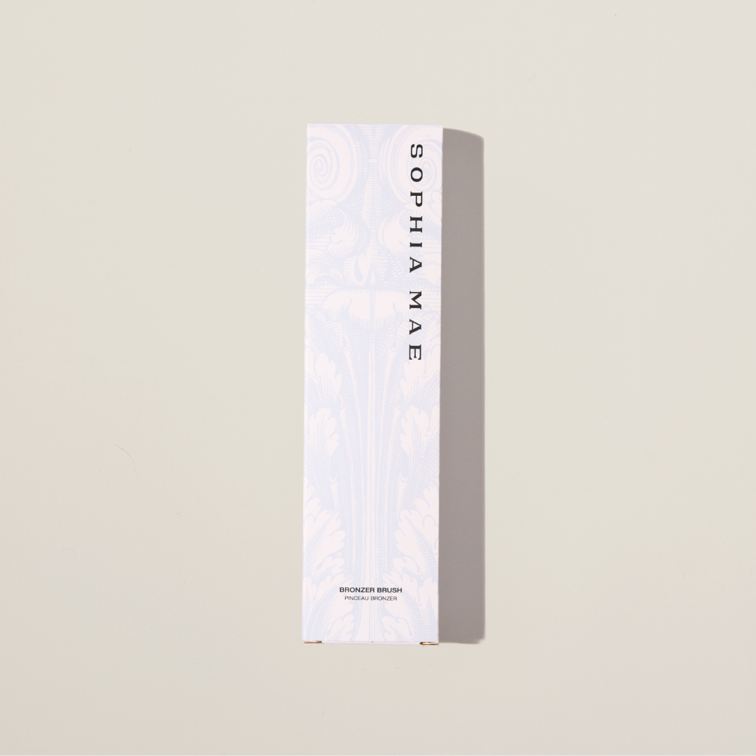 Soft makeup brush for bronzer by SOPHIA MAE.