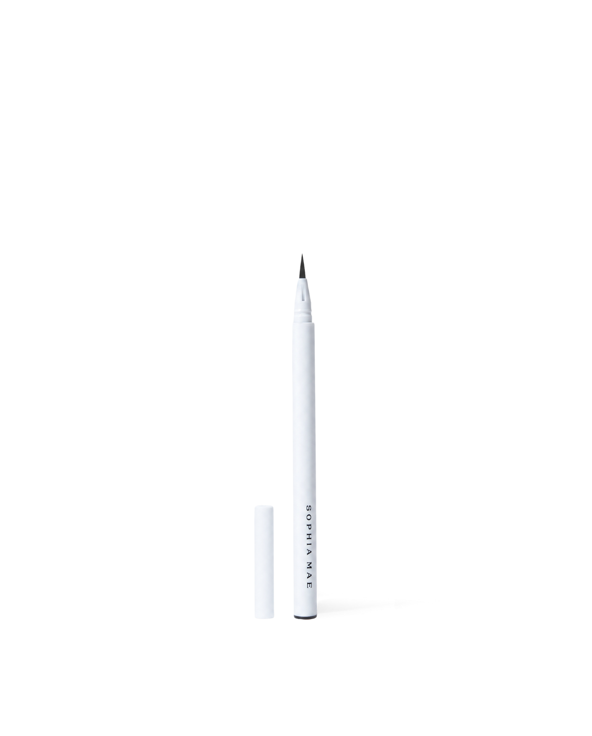 SOPHIA MAE Pitch Black Eyeliner with precise felt tip.