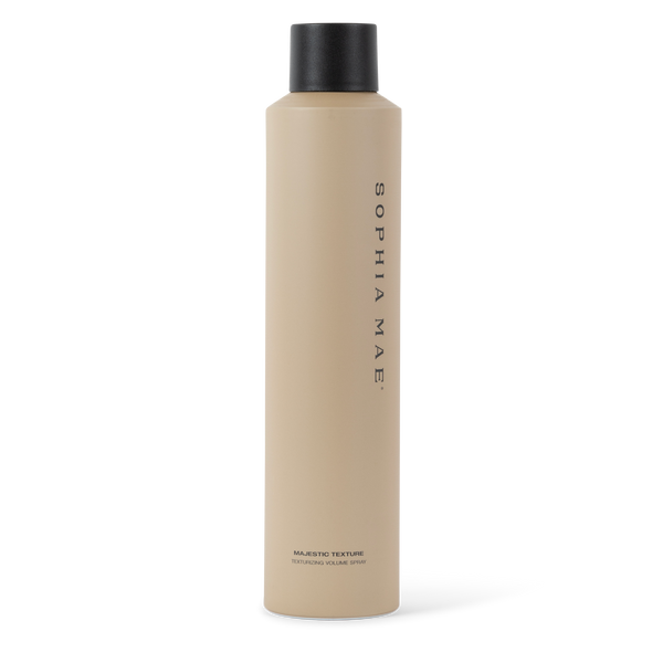 Majestic Texture texturizing spray for added volume and definition in the hair.